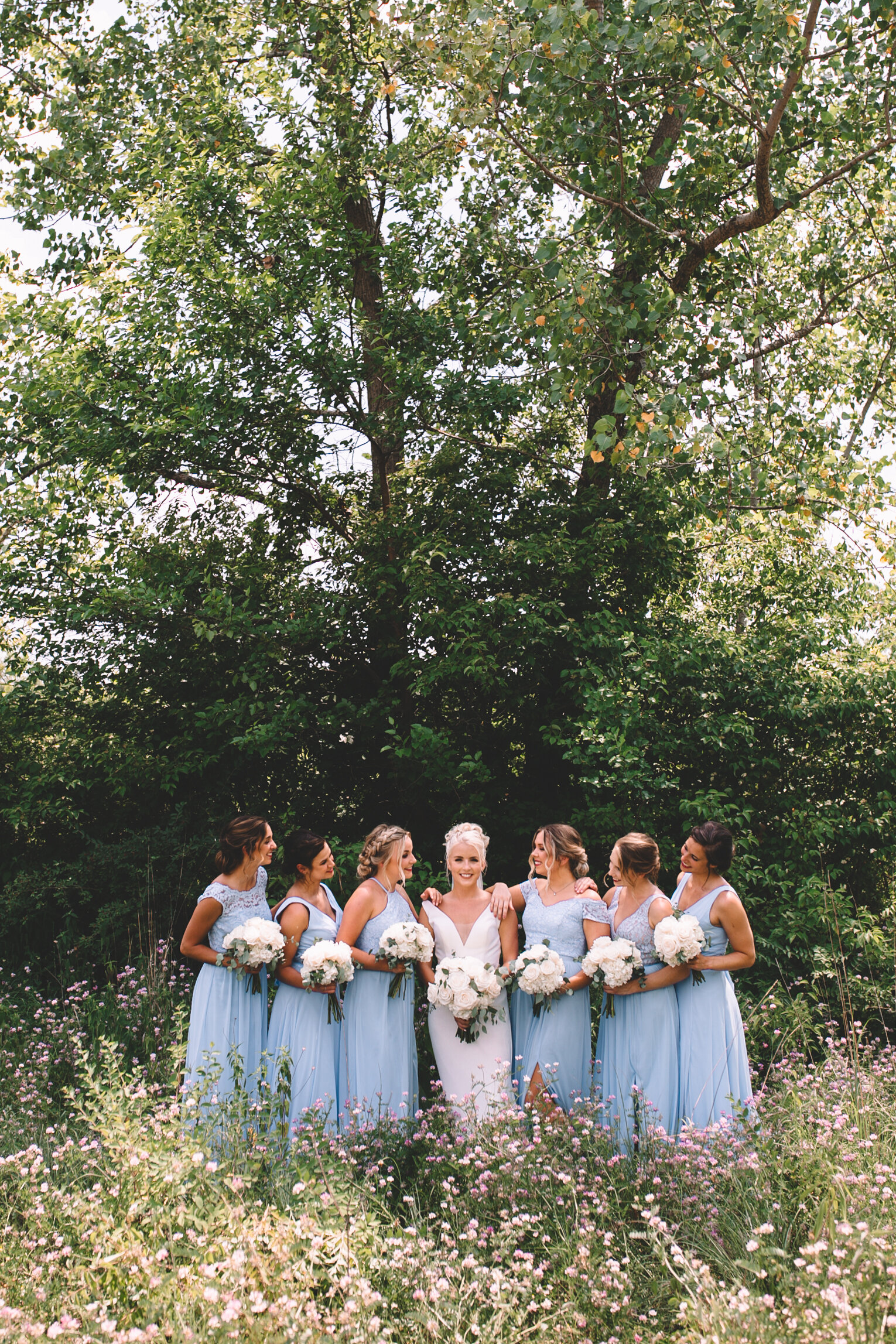 Matt + McKenah Fishers, IN Backyard Wedding Bridesmaids & First Look  (27 of 28).jpg