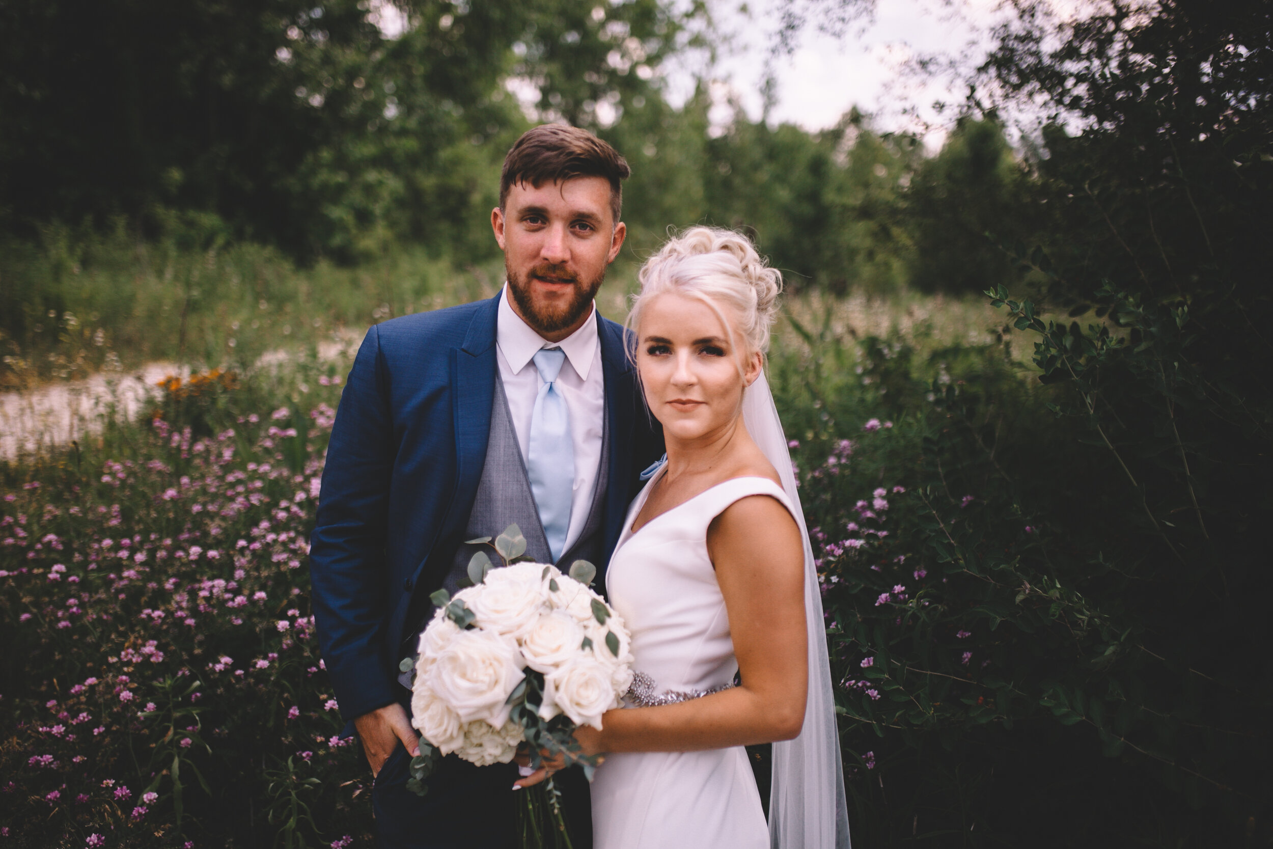 Matt + McKenah Fishers, IN Backyard Wedding Bride and Groom Nature Portraits  (1 of 19).jpg