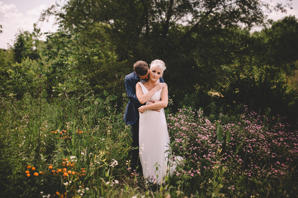 Matt + McKenah Fishers, IN Backyard Wedding Bride and Groom Nature Portraits  (6 of 19).jpg