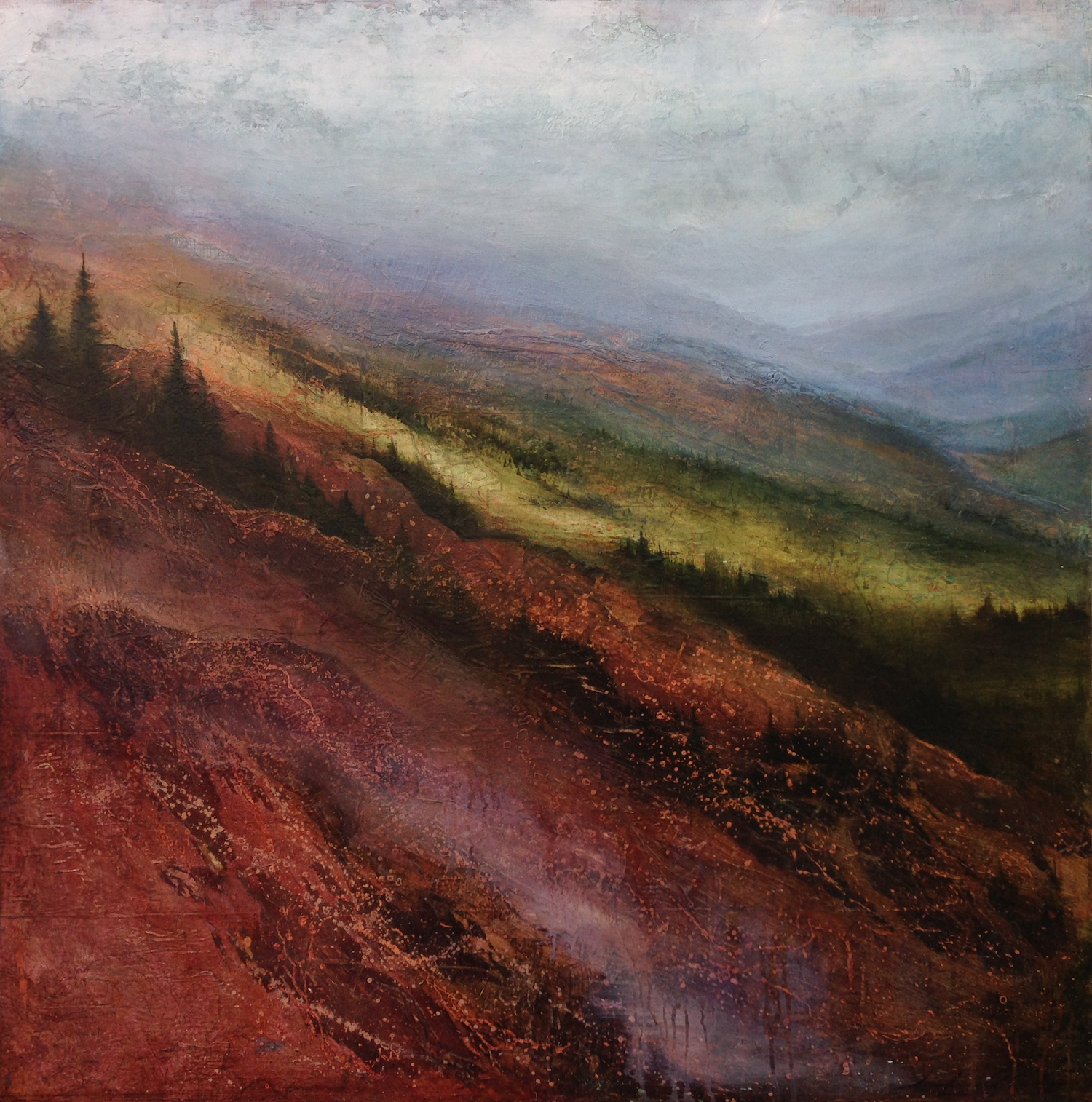 Recovery, 48"x48", sold