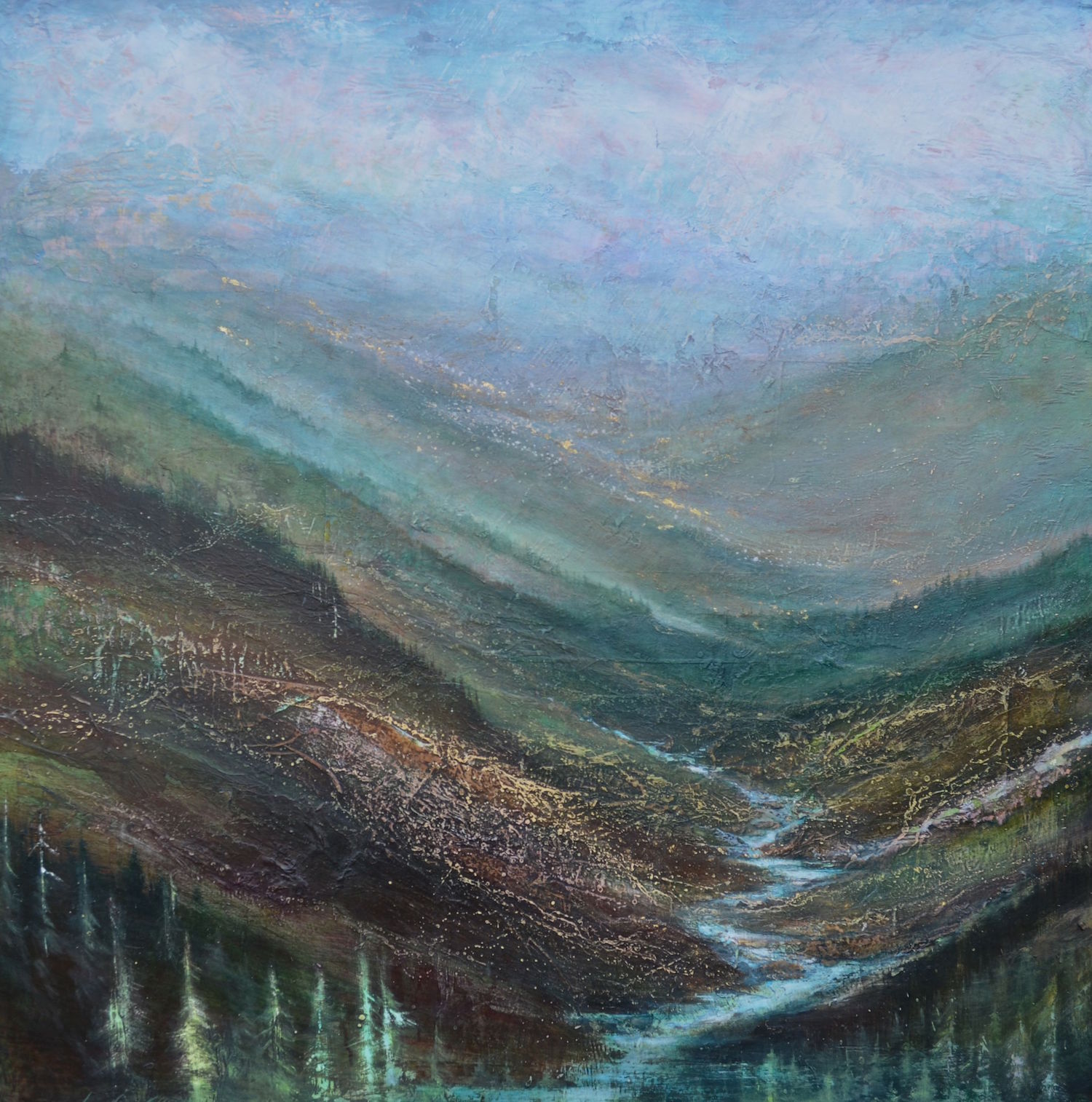 Enlighten, 48"x 48", sold