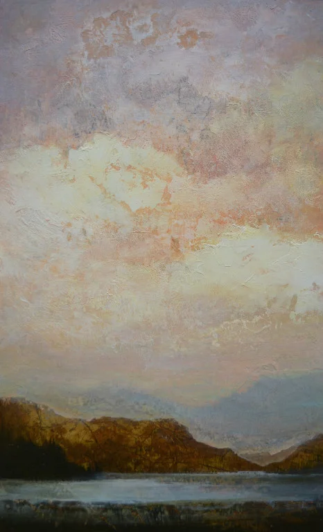 Amber Sky, 24"x12", sold