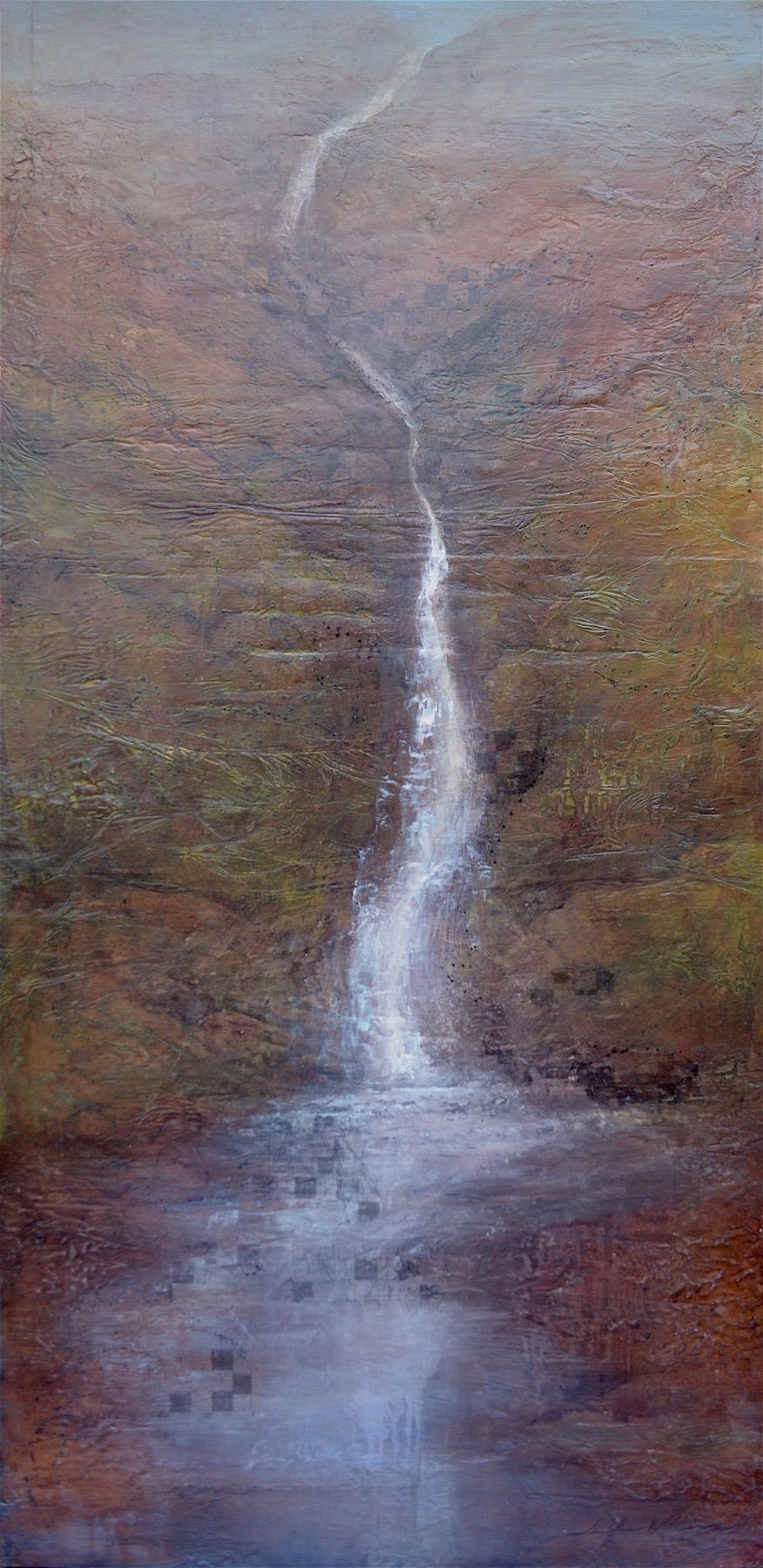   Falling Water , 48"x24"  sold  