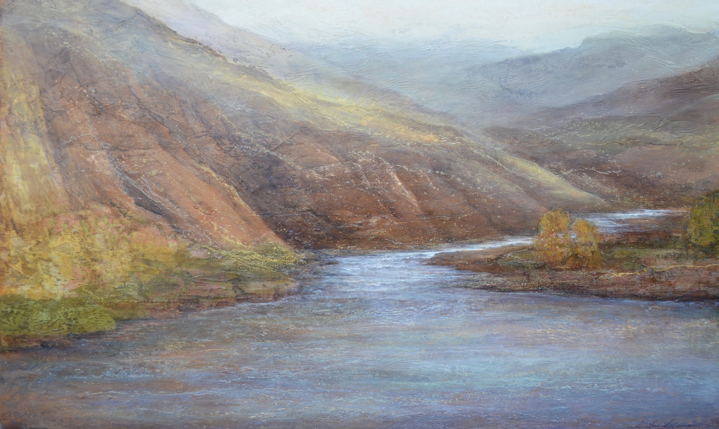   River Bend,  30"x60, private commission ~ SOLD  