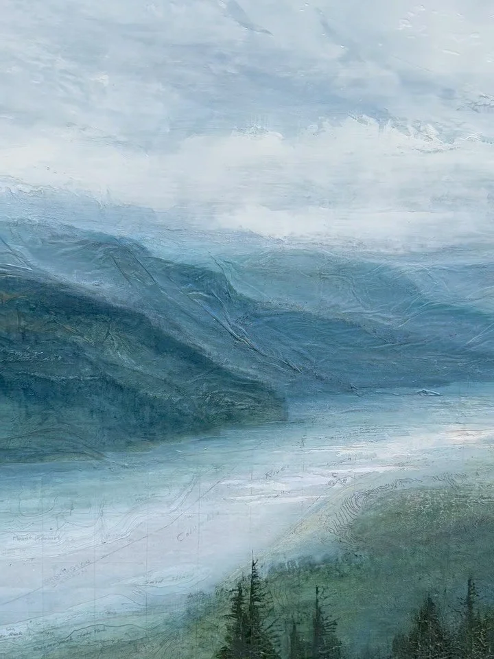 The Columbia River Gorge National Scenic Area is more than a view &mdash; it&rsquo;s a federally protected landscape. A place where water carves stone and wind shapes trees. 

This painting is my reflection on that protection &mdash; on what it means