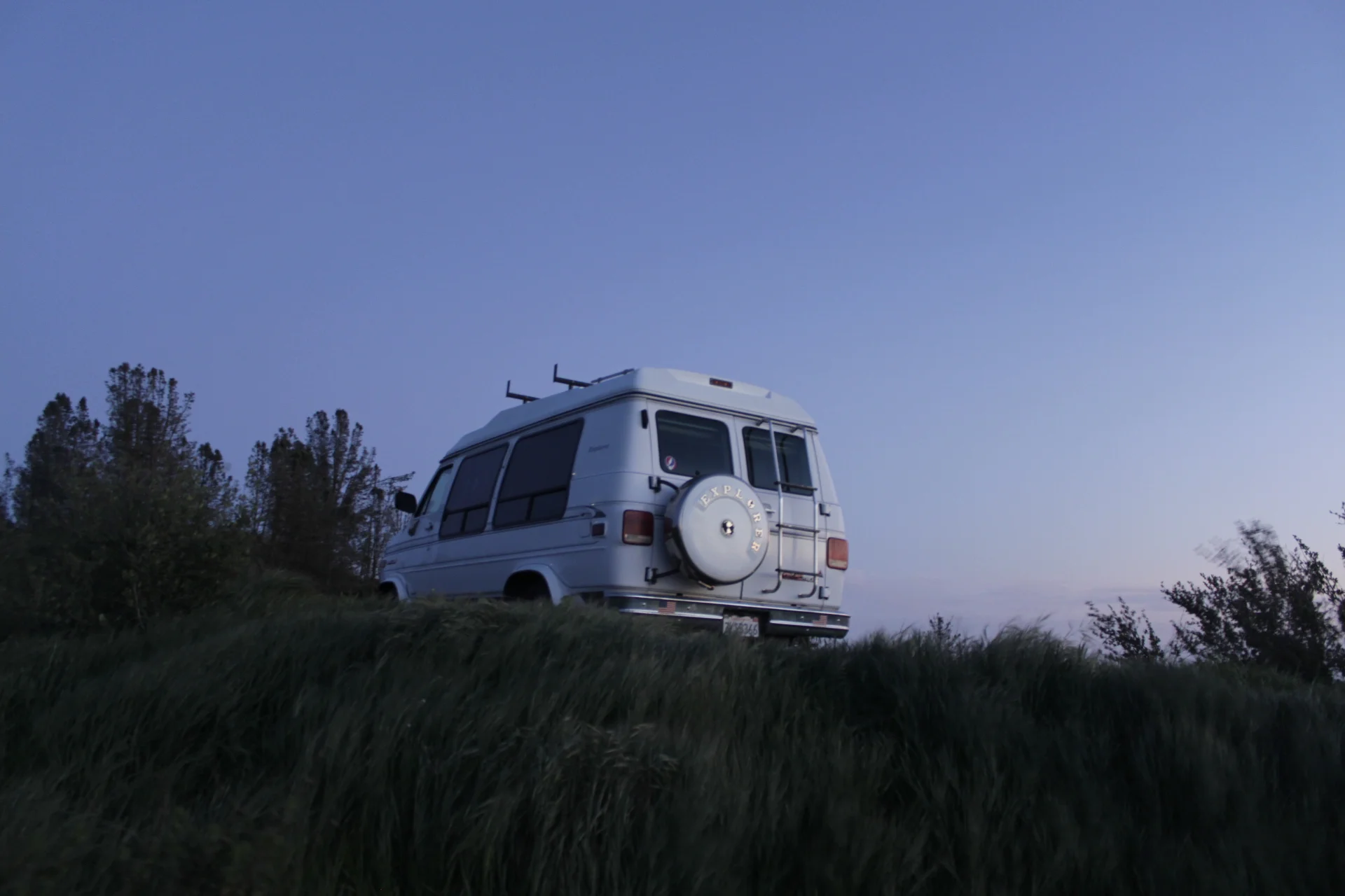 The one thing I kept hearing repeated on the Santa Barbara radio was the high wind advisory. Let's just say I had the pleasure to experience this firsthand. My first night in the mountains I barely got any shuteye because the van was rocking side-to-side all night long. Not to mention the loudness of the winds roaring and nearly ripping my longboard off the top of the roof. But hey, that's vanlife...