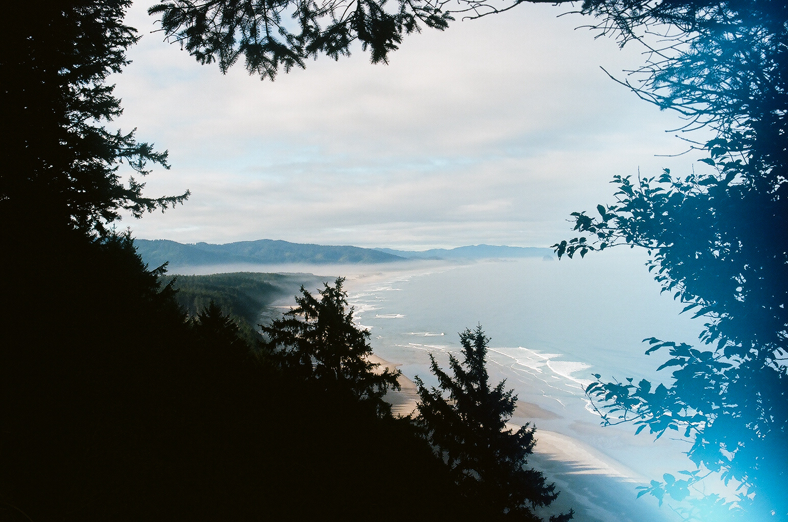 We started on the trail, and after only a few switchbacks, we were starting to feel it. "Can't be too much farther, I think I can see the water from right here," Kyle said as he led the crew. I wish he was right...