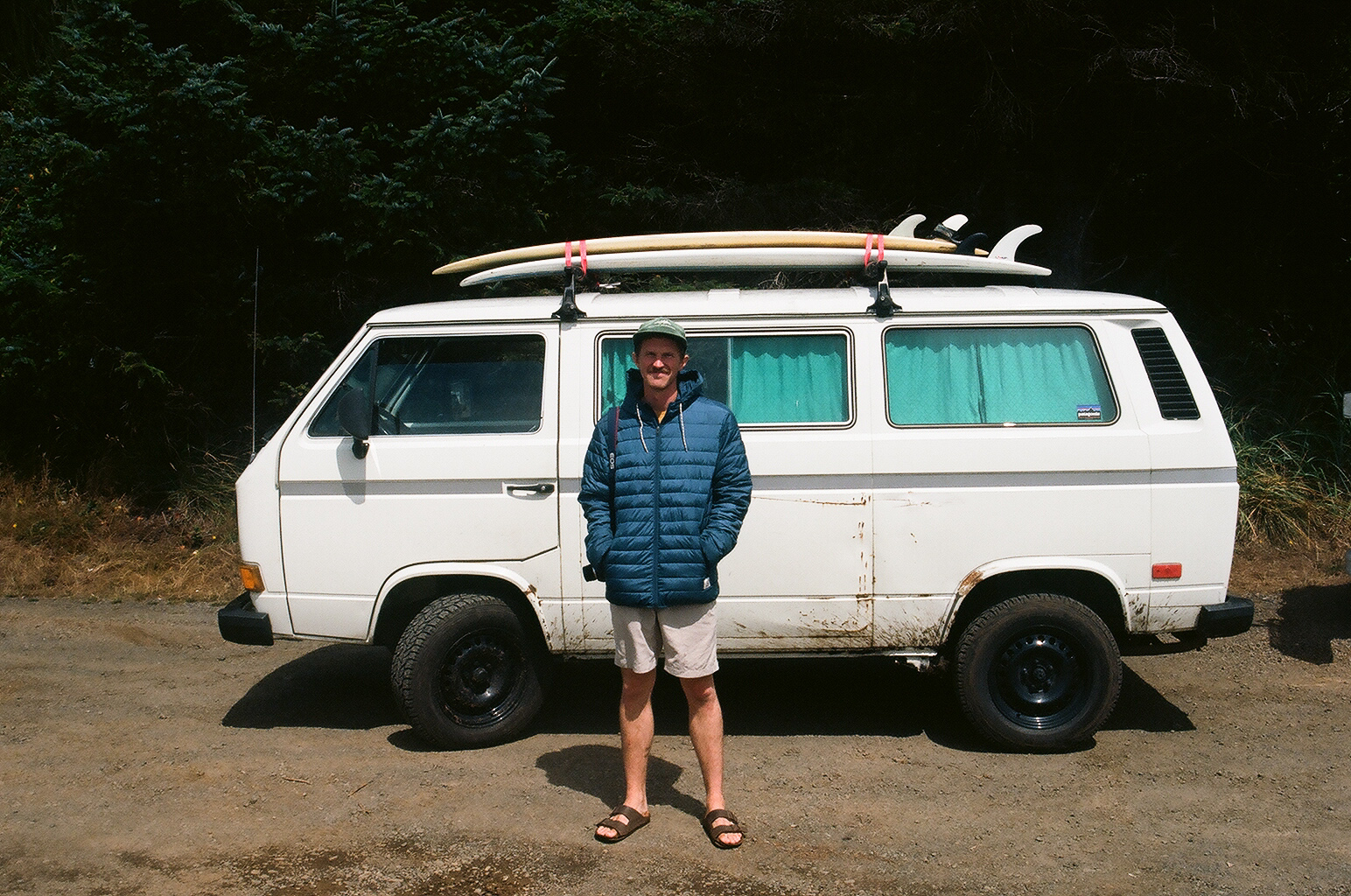 Caleb Babcock and his new rig. I was so hyped on it.
