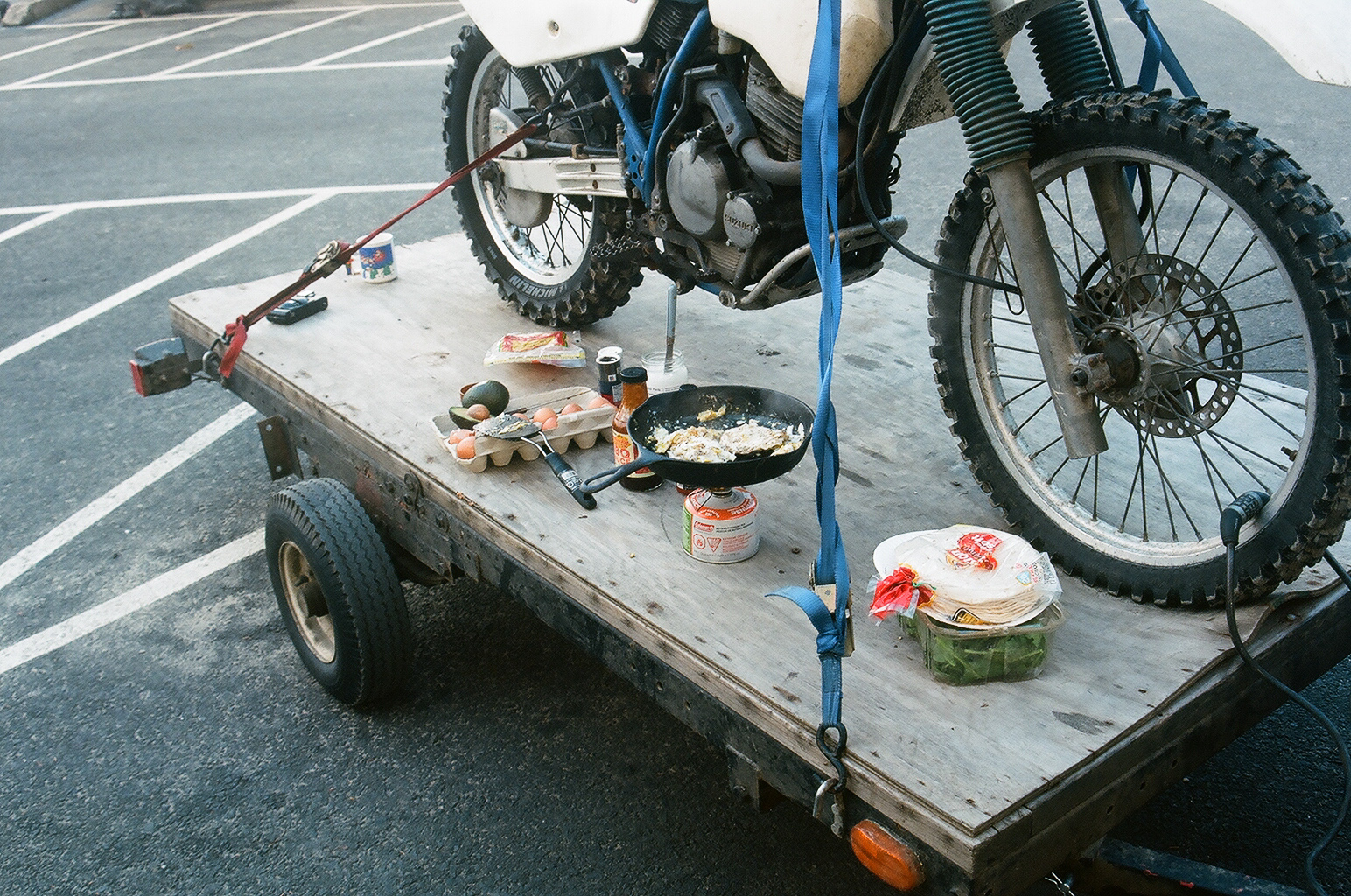 Breakfast supplies.