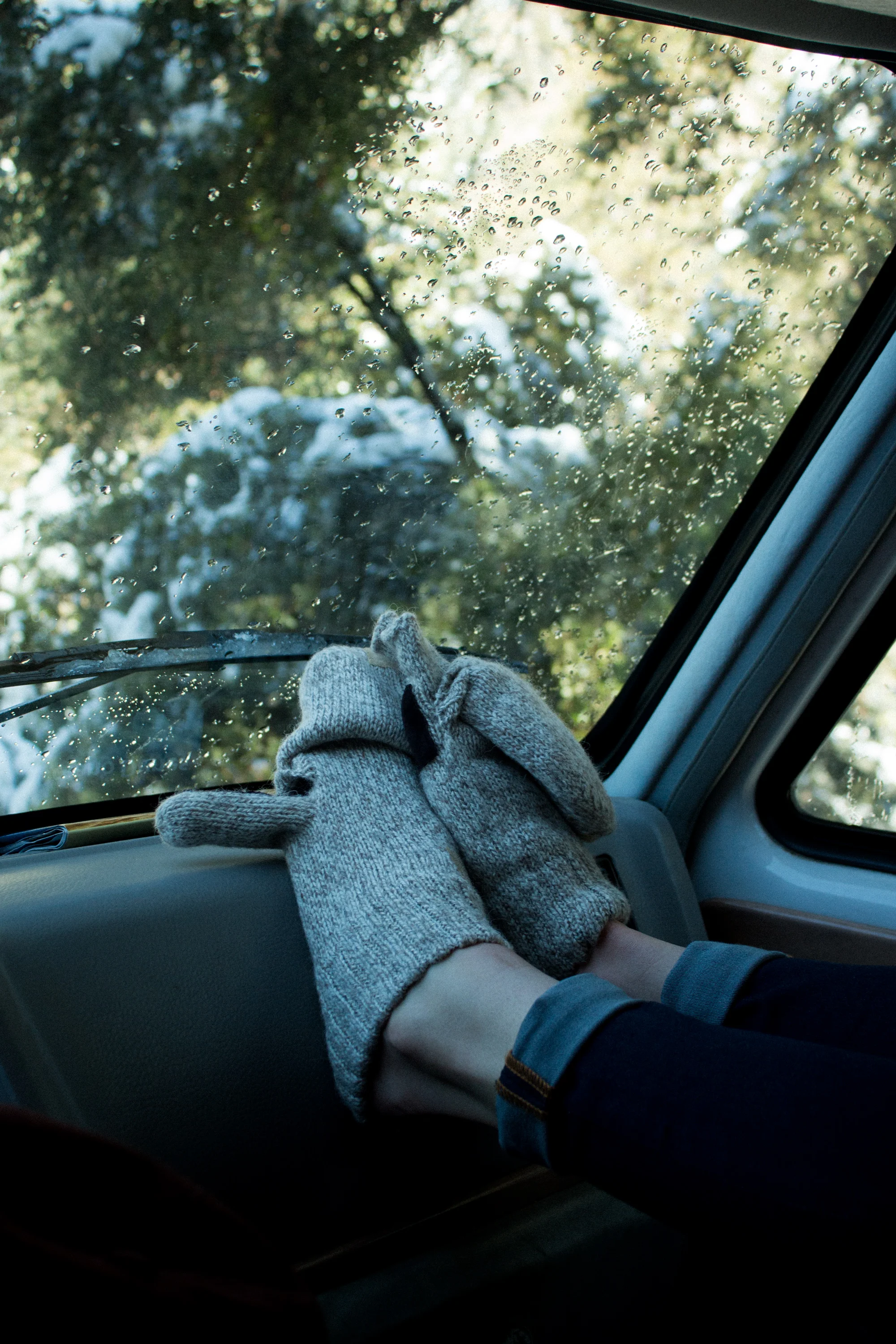 Frozen toes.