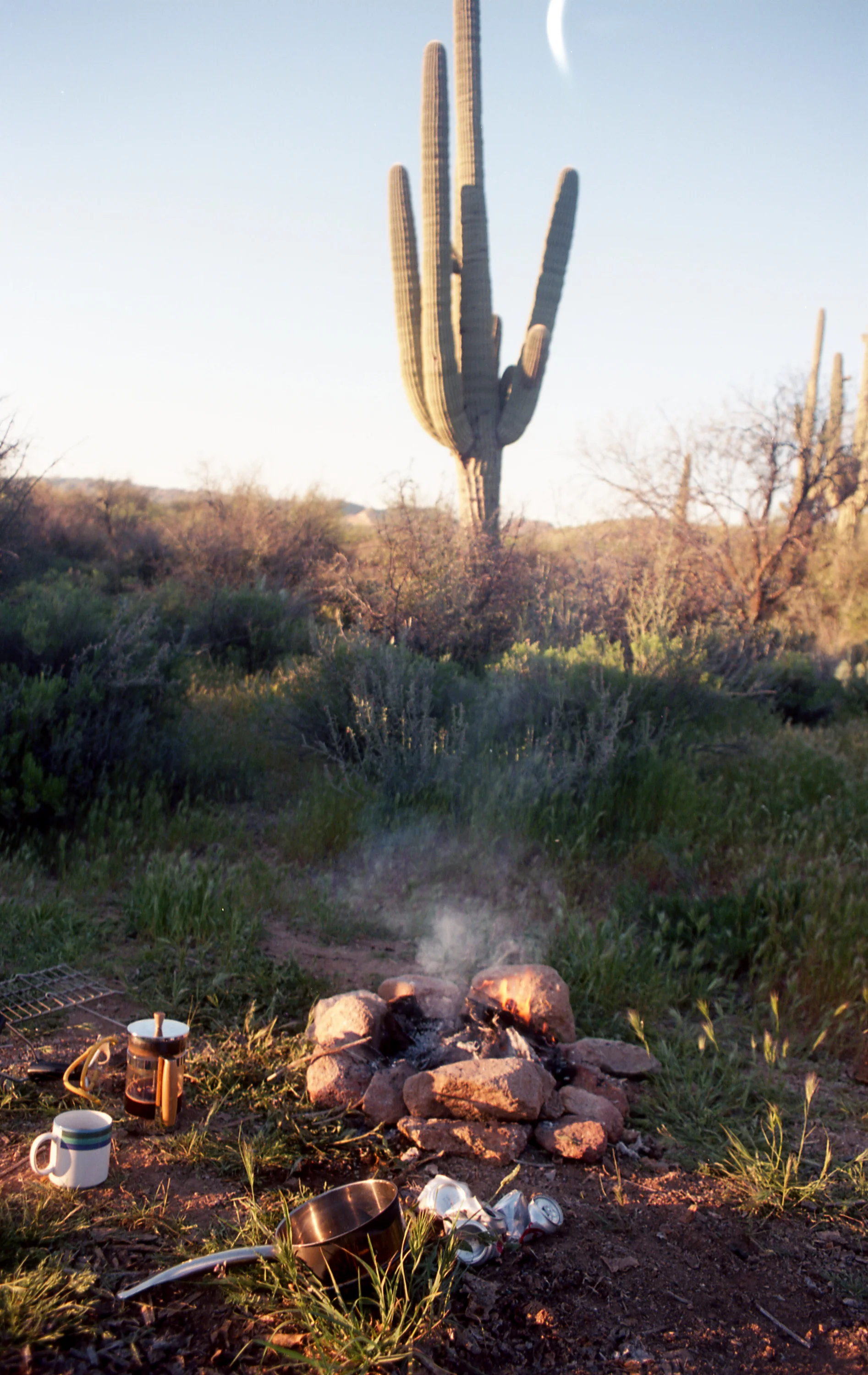 Cowboy breakfast. Rise and shine.