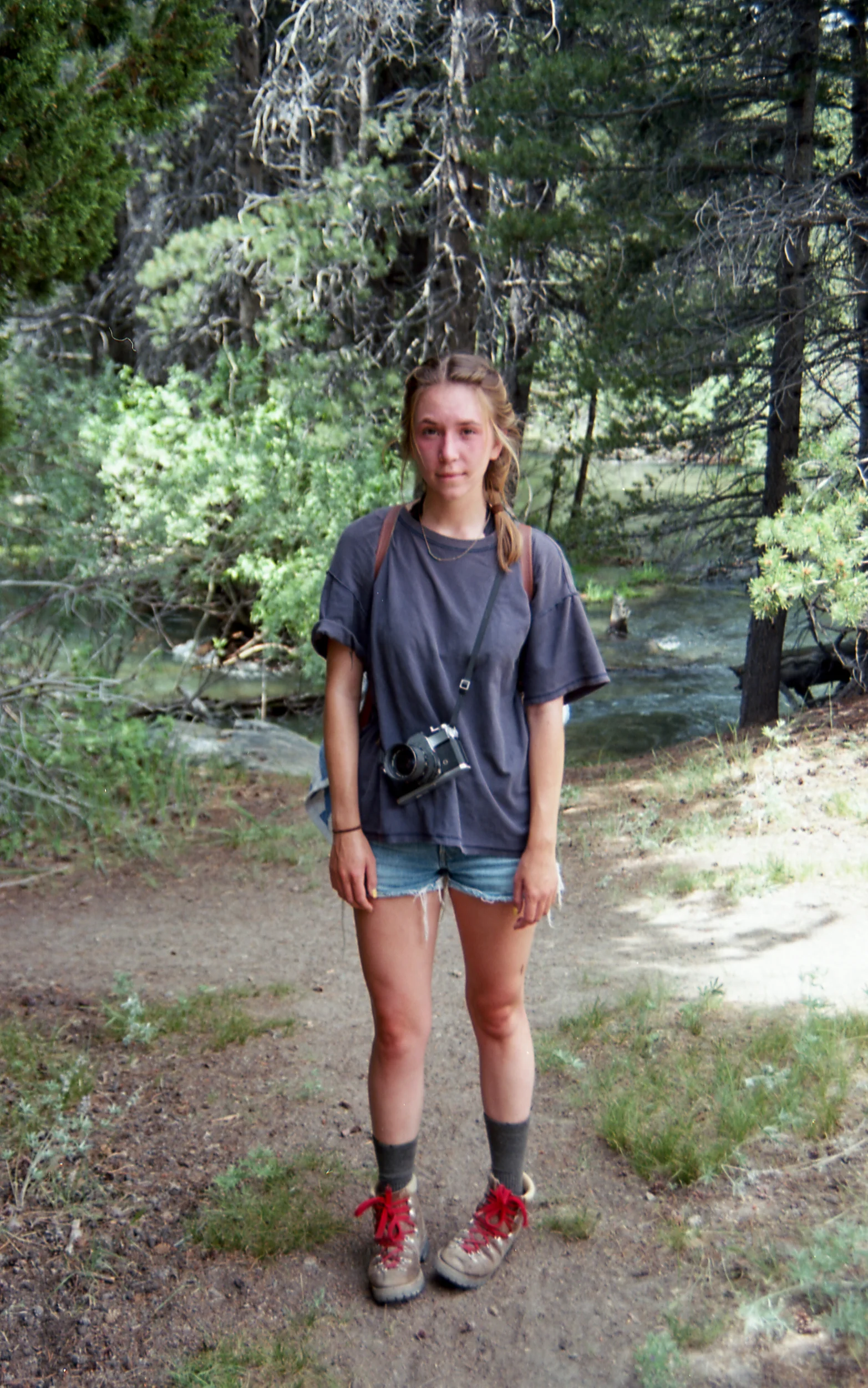 Avrie on the trail to Parker Lake, just outside of Lee Vining, CA.
