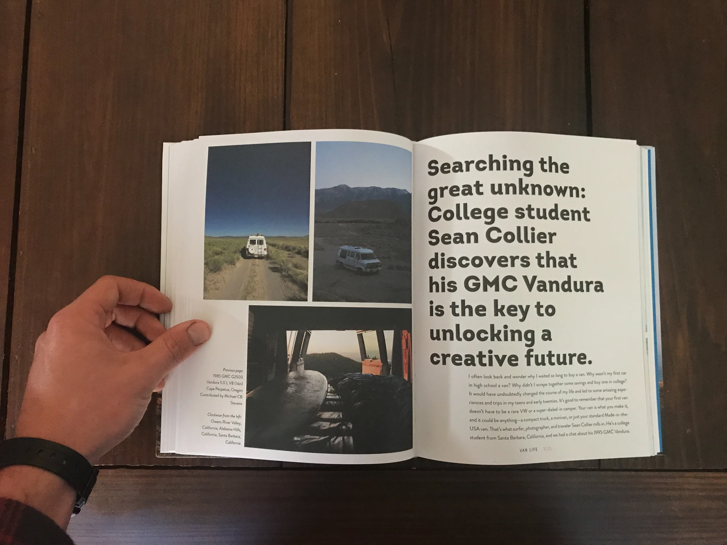 As Foster announced on social media that he would begin receiving photo submissions for the book, I instantly started gathering some of my favorite van photos from over the years. Foster is my favorite photog/van guru, and to be featured in something he created would be insane. Oddly enough, I didn't have to submit anything to get in the book. Foster contacted me shortly after and asked if I would contribute some photos myself. I was ecstatic.
