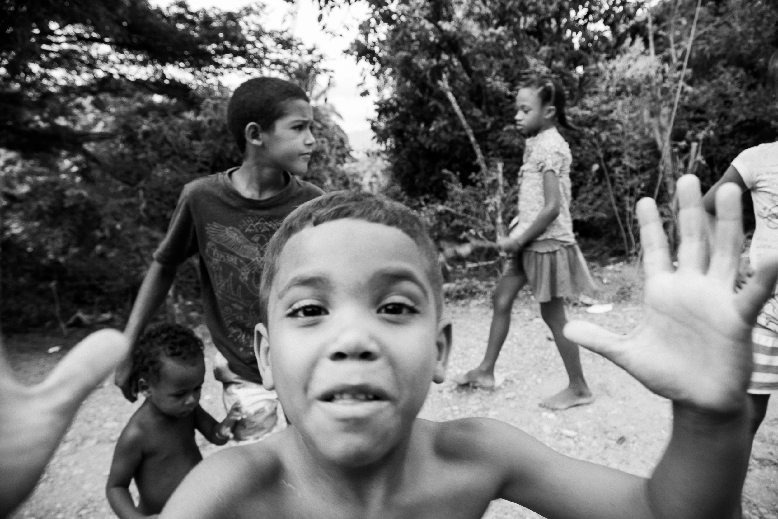 Dominican friends. I was as stoked to meet them as they were to play with my camera.