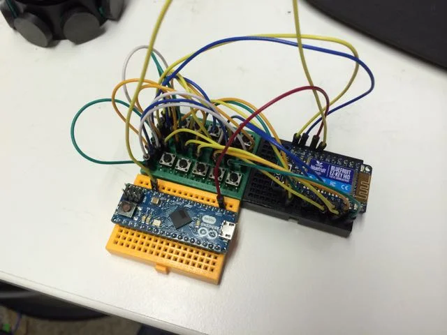 First breadboarded test.
