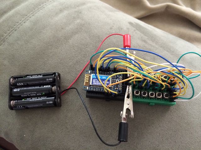 Working from batteries.