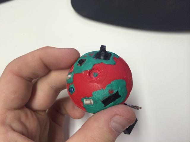 Prototype made from modeling clay