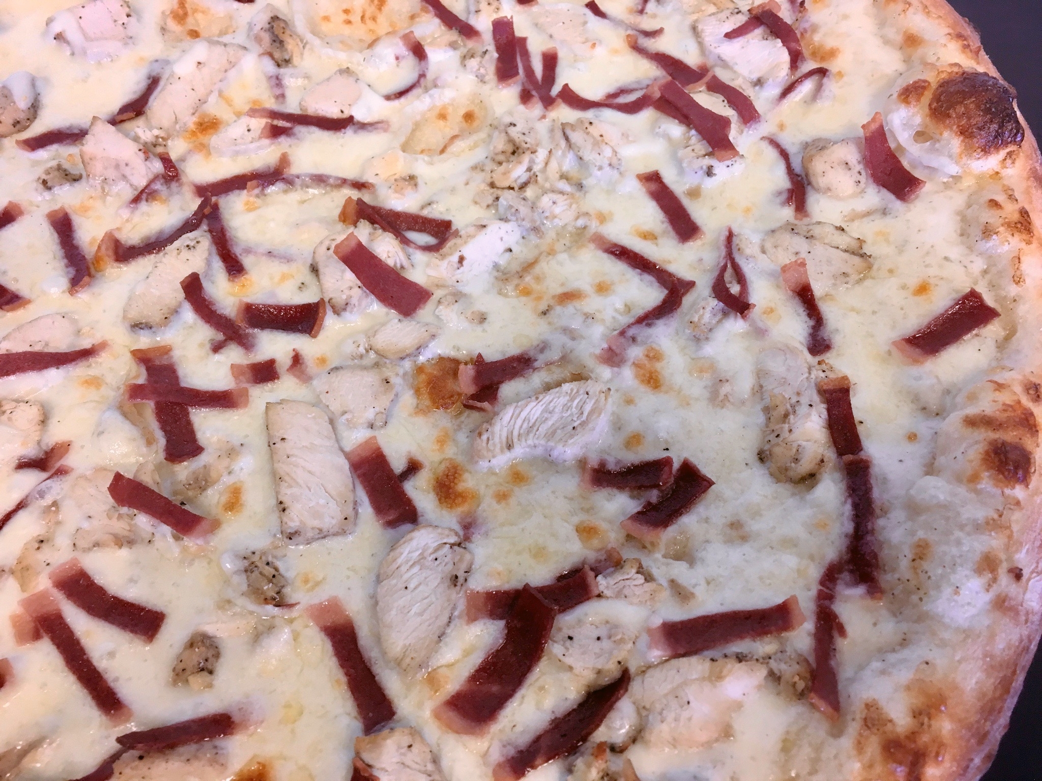 Bacon Chicken Ranch Pizza