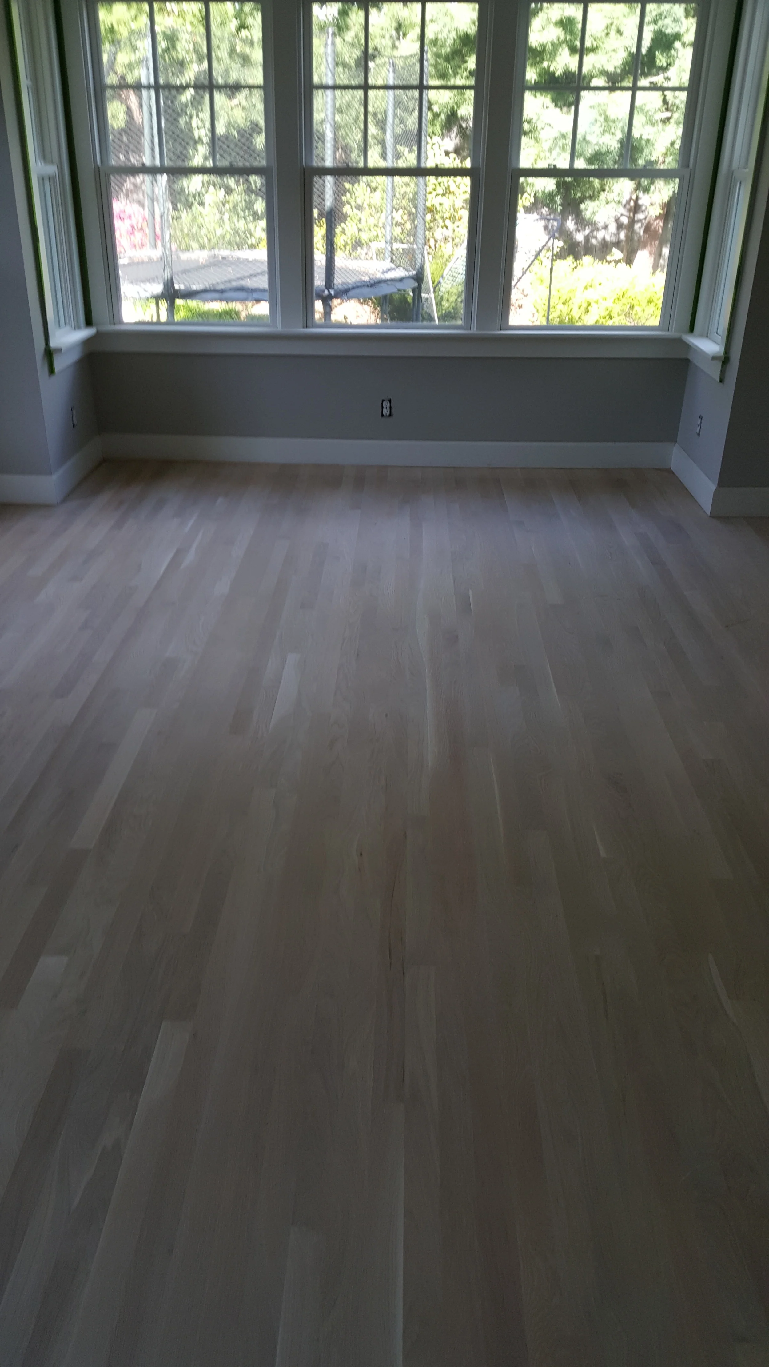 Sanded Oak Prepared For Staining