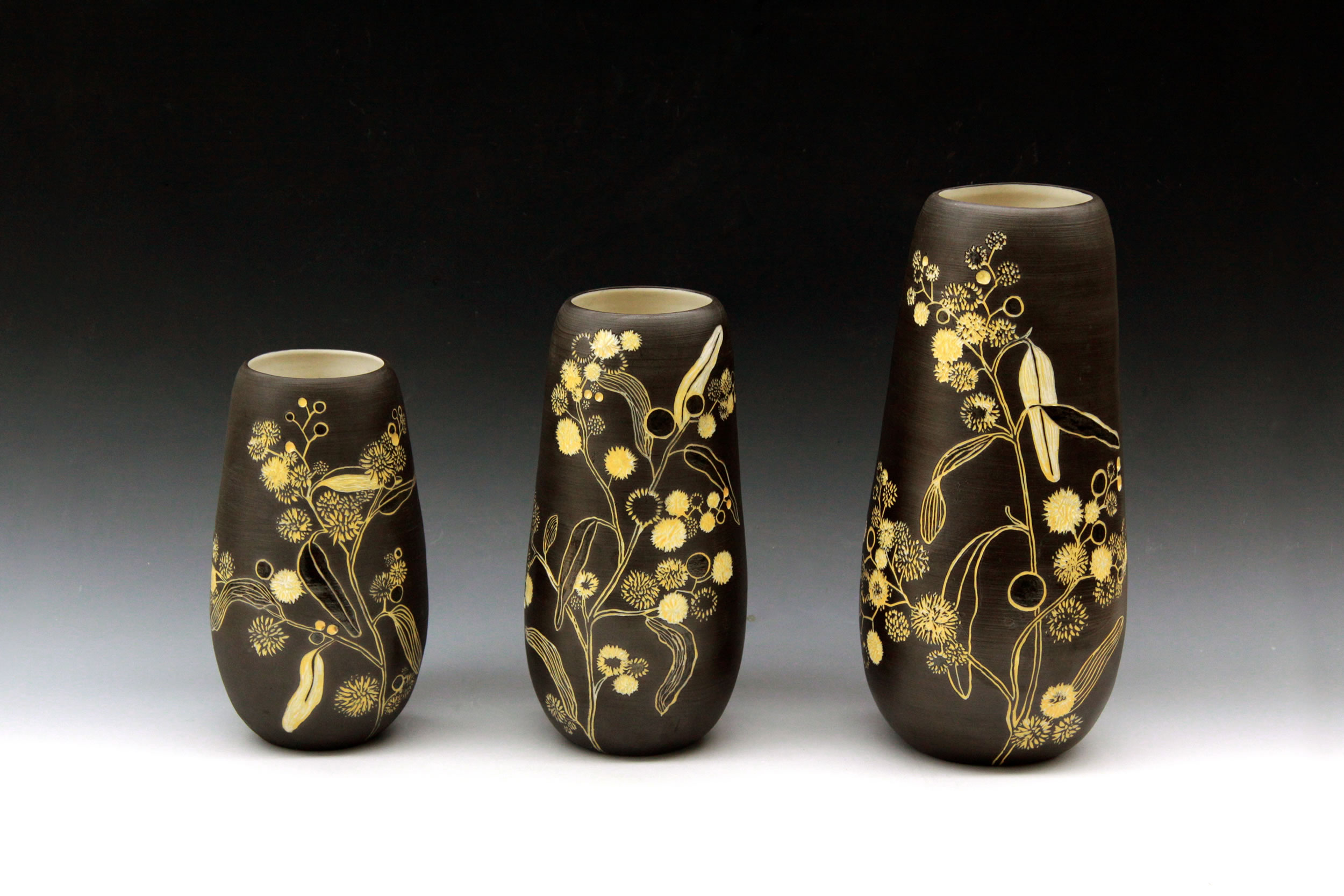 Native Botanical Vases- Golden Wattle
