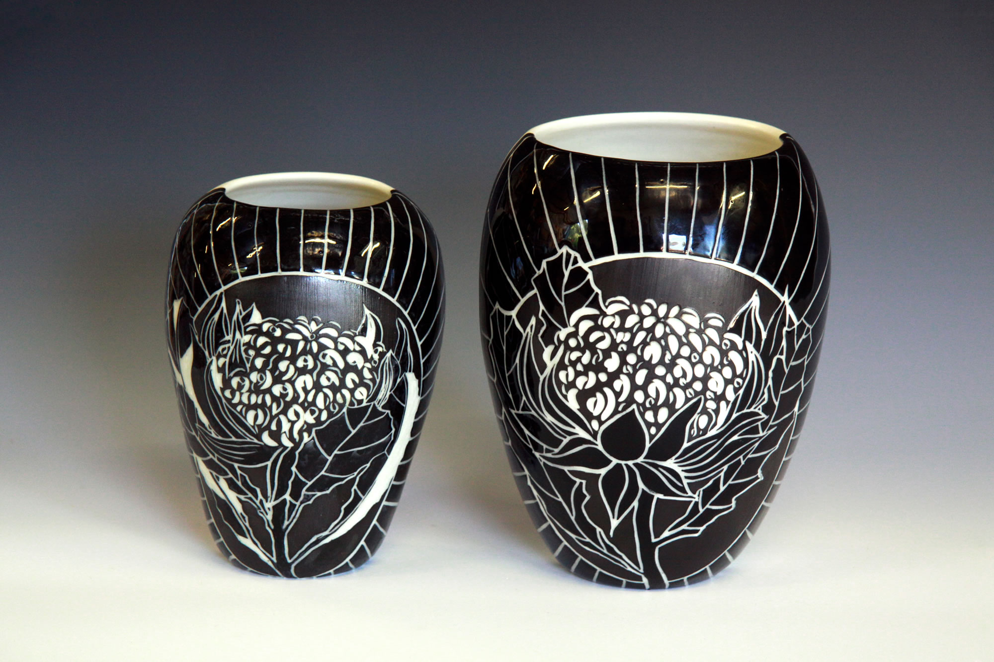 Waratah Botanical Vases