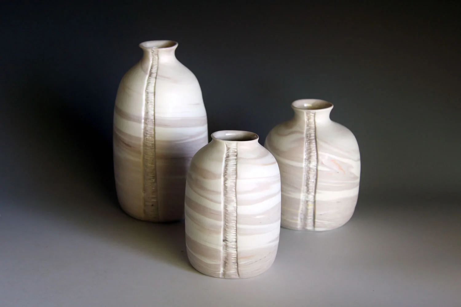 Striation Collection- Trio of Bottles
