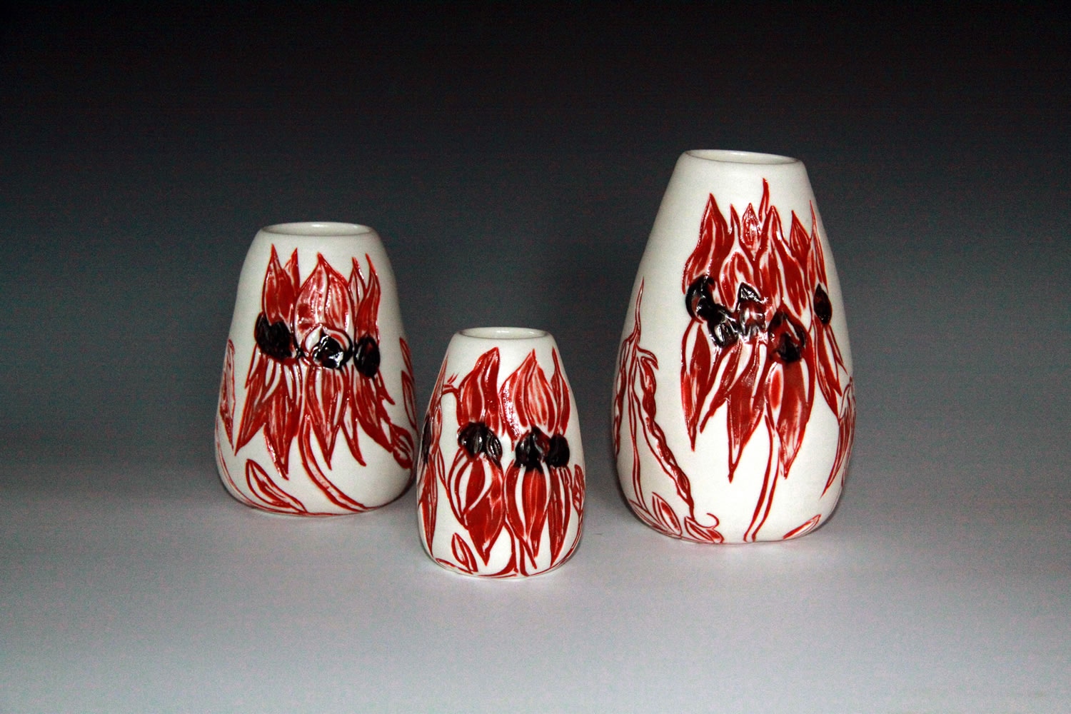 Sturt's Desert Pea Porcelain Vase