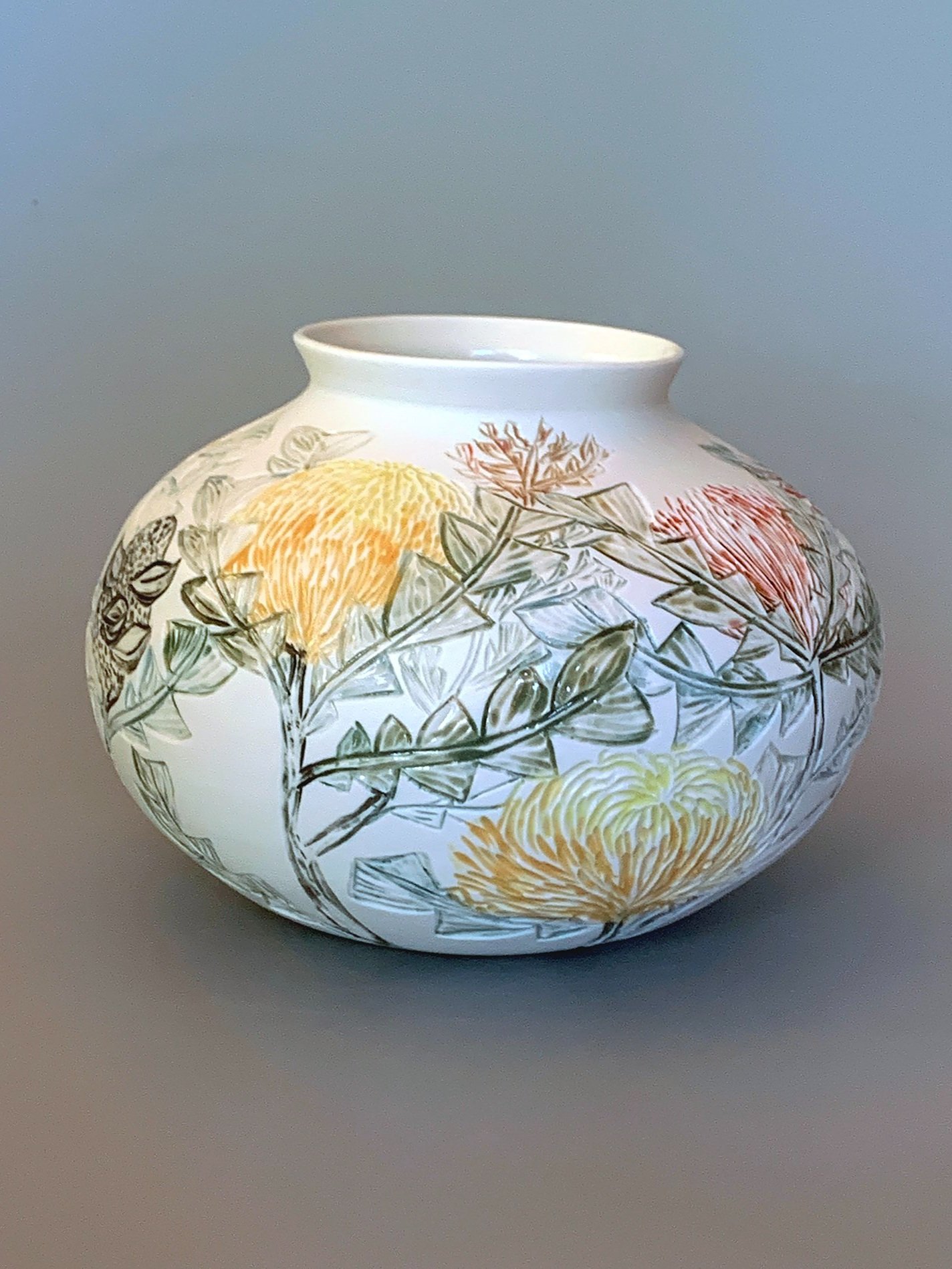 Banksia Baxteri round vases