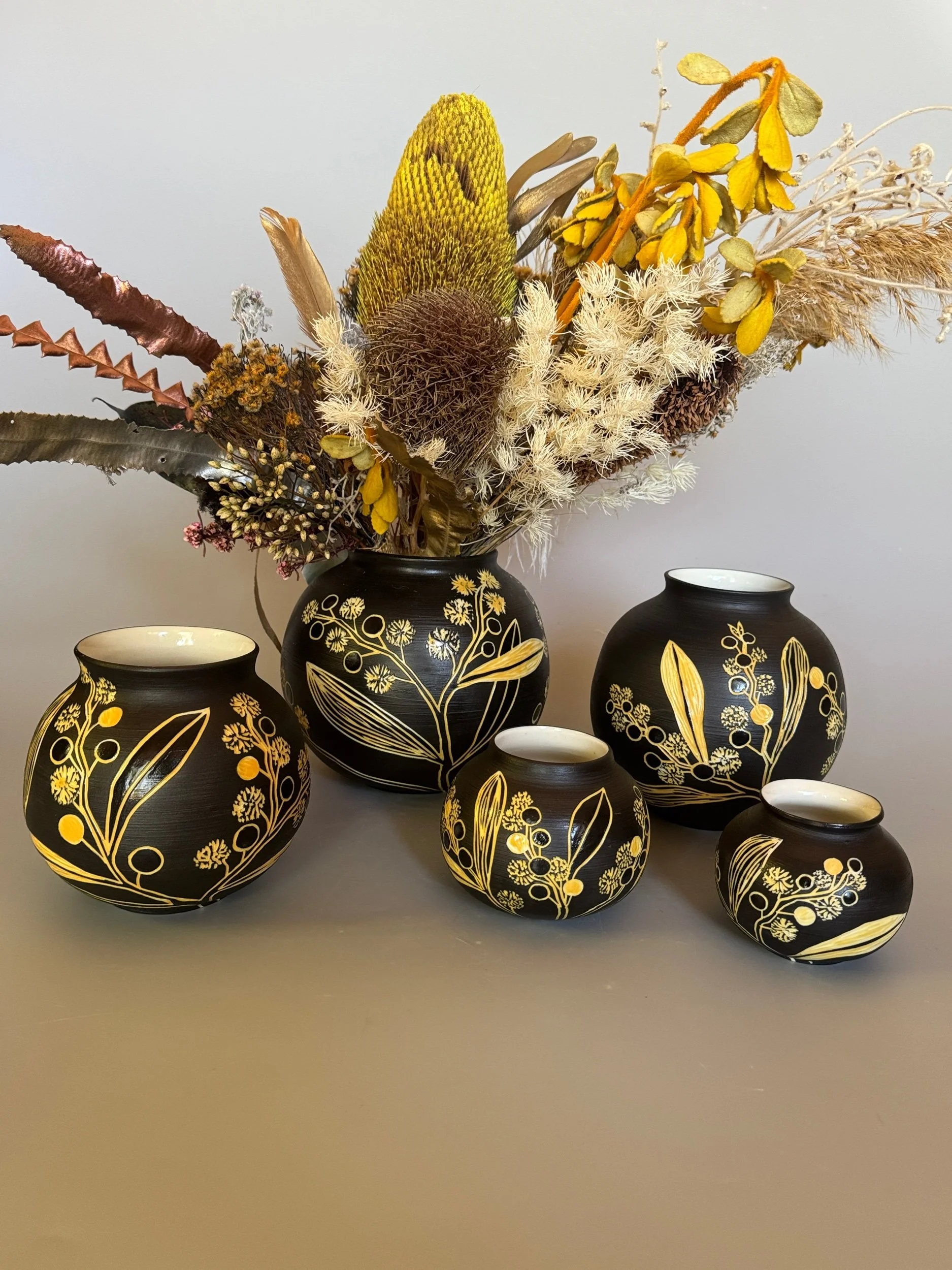 Golden Wattle - Bud Vase