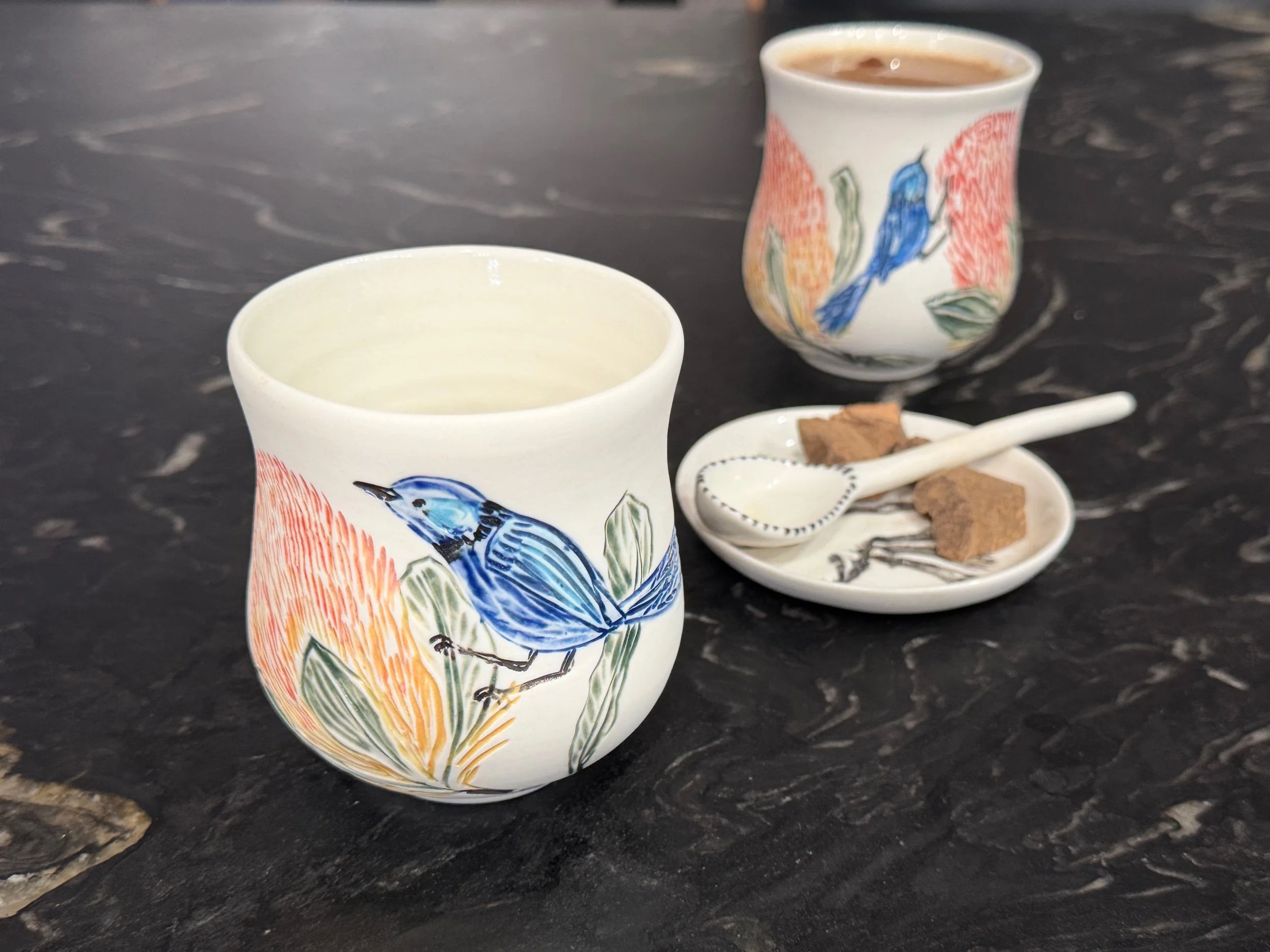 Mugs- Botanicals with birds