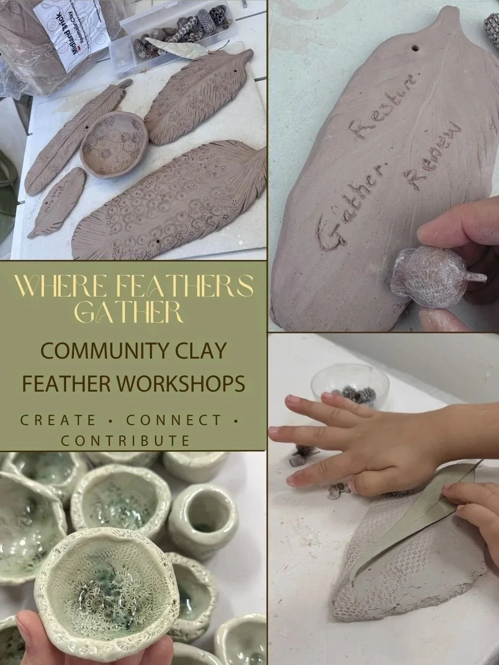 Mini Clay Workshops [Sunday 16 September]- For Arcadia Farm Community Project