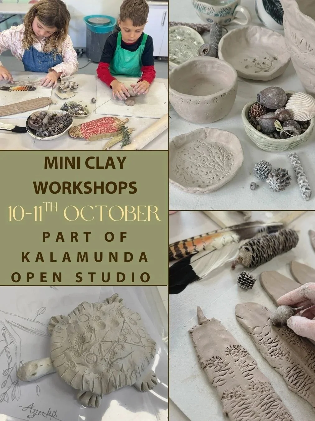 Mini Clay Creatures Workshop [Sat 10th Oct, 10am]