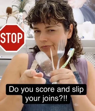 Clay glue magic slurry tip sheet
