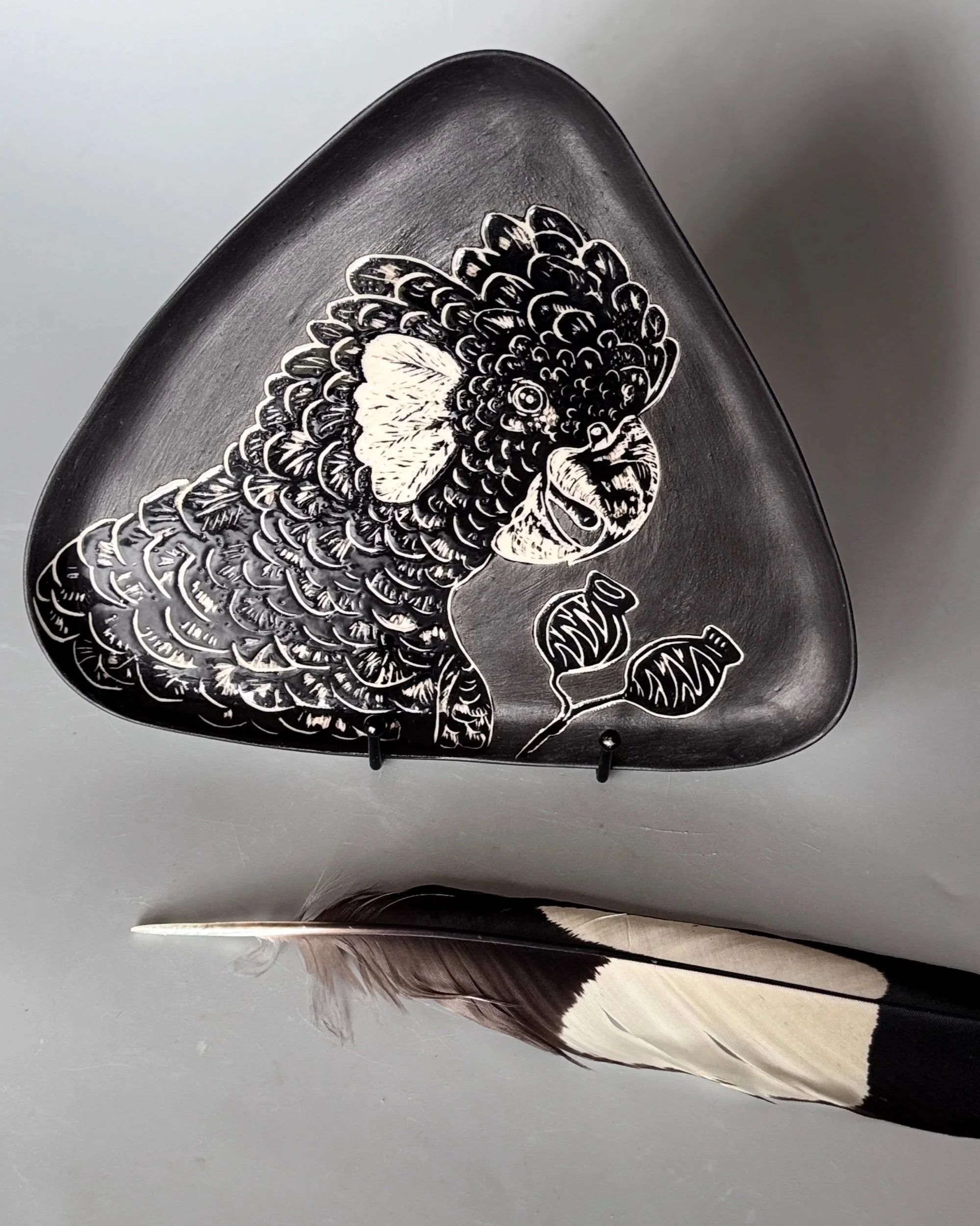 Carnaby's Black Cockatoo Platter - Small