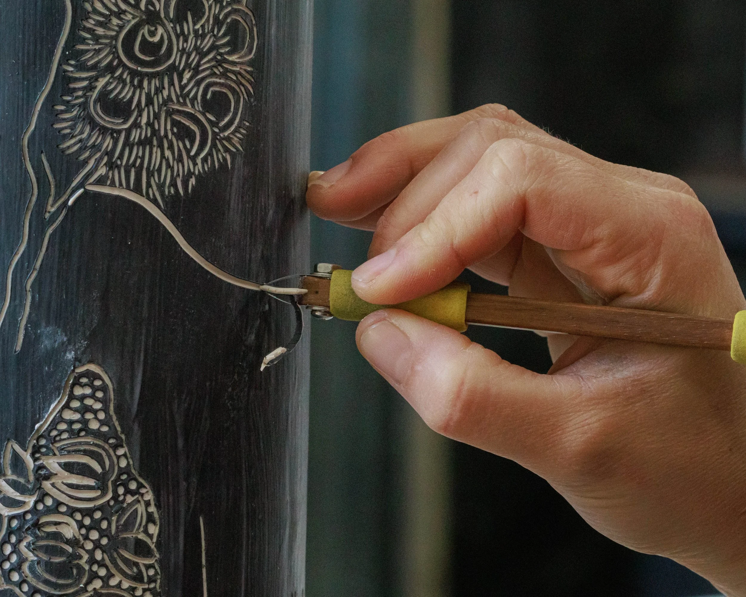 sgraffito carving tip sheet