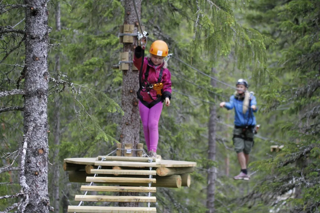 Rypetoppen Klatrepark. Foto: Rypetoppen