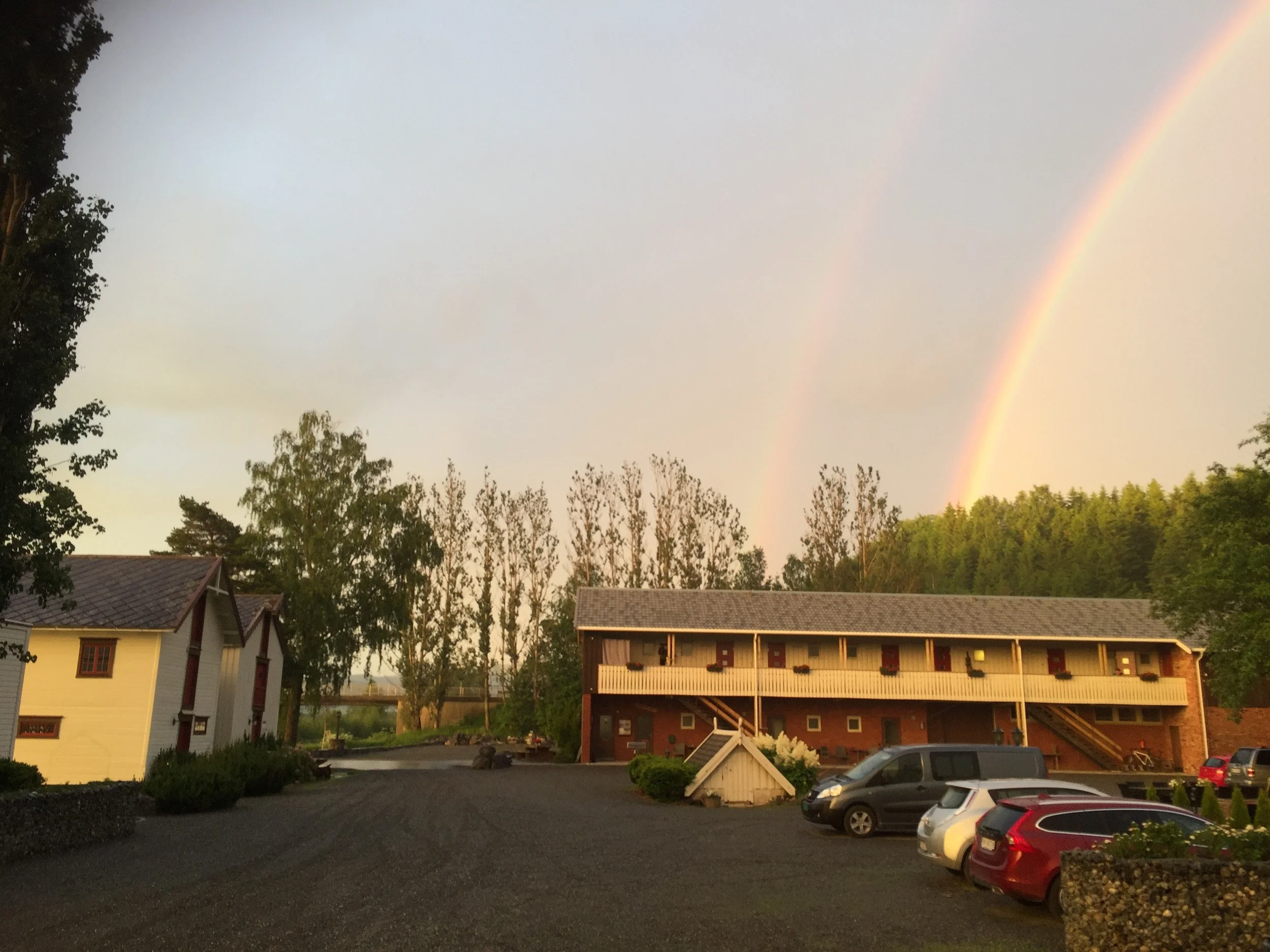 rainbow means luck in fishing
