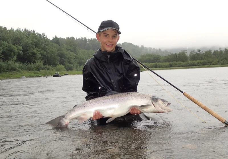 Oskar Ganemyr, blank laks 8,6 kg 2016.