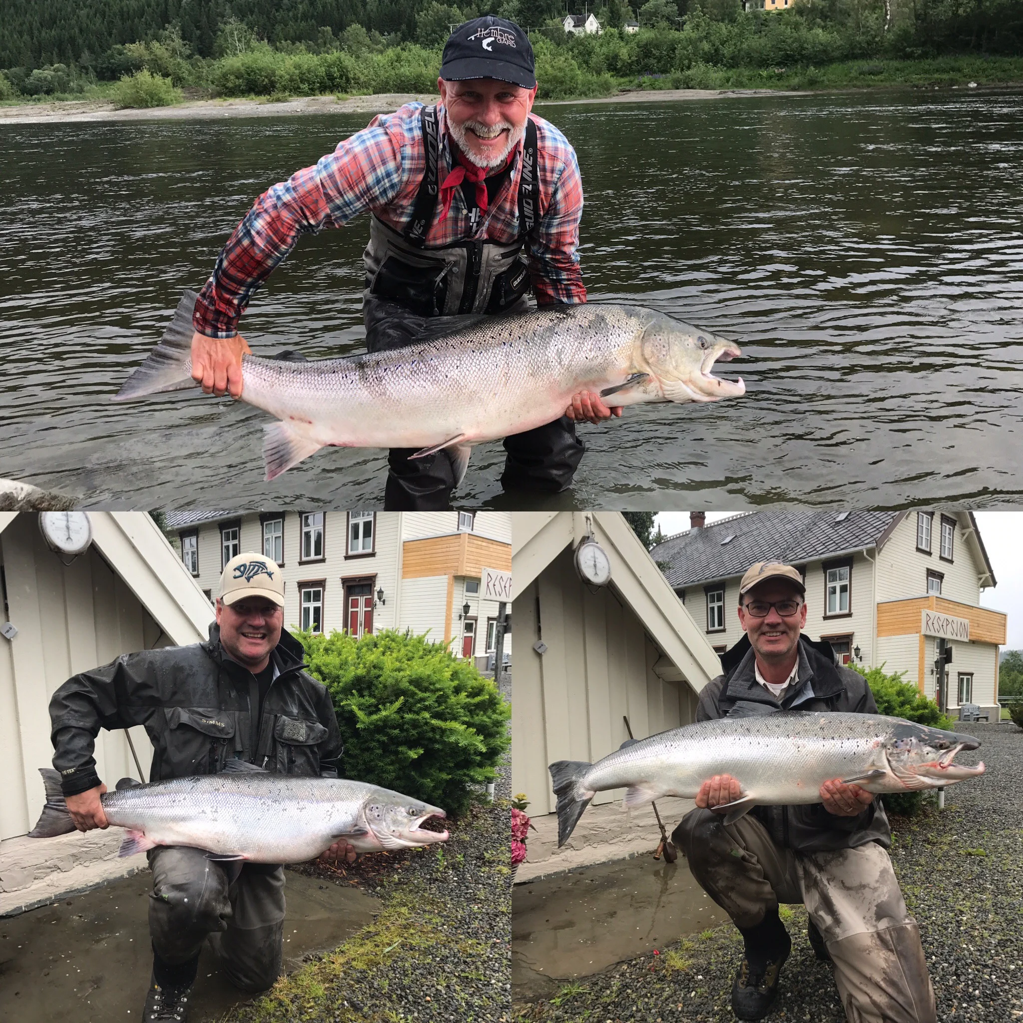 Flere store kom opp denne dagen; 18,8 kg, 14,5 kg og 10 kg.