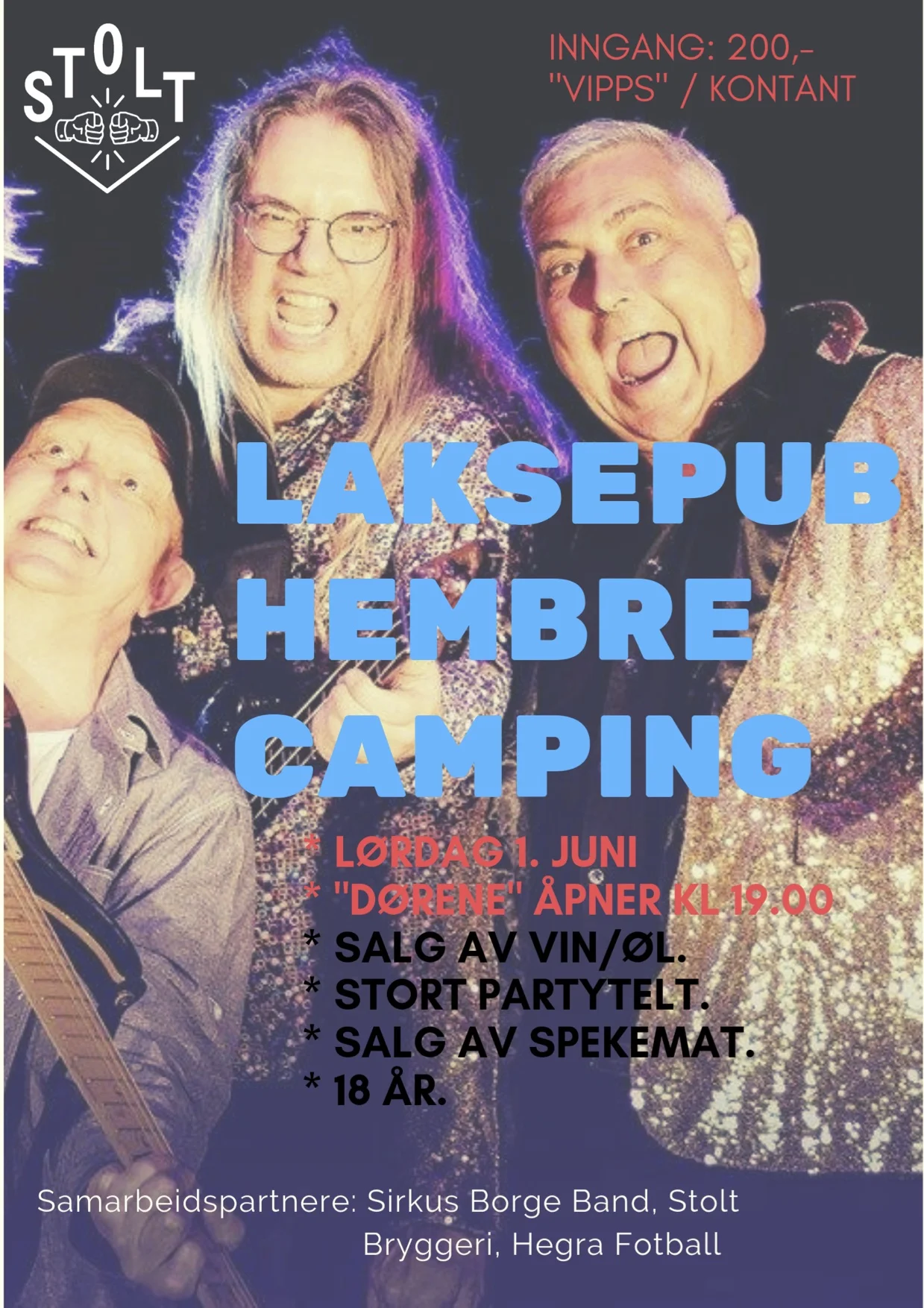 Plakat: Hembre Camping