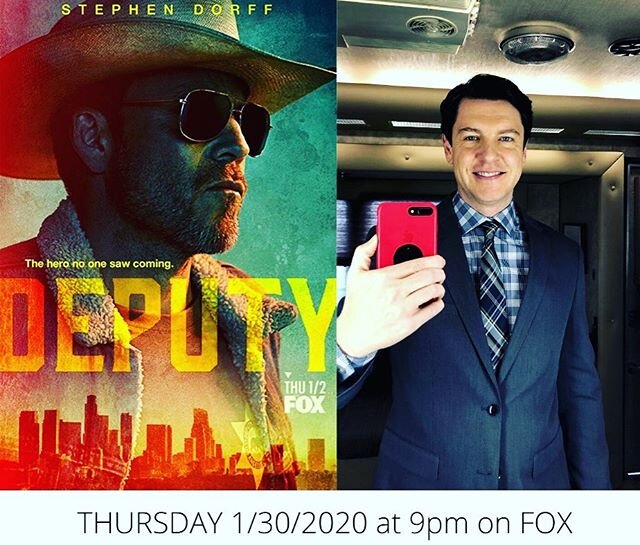 Had the great pleasure to go to Albuquerque for a week to shoot the awesome, new show Deputy on FOX. Tune in tomorrow (Thursday) night and you&rsquo;ll see this silly mug (mine&rsquo;s the silly one, not Stephen Dorff). Thanks again to the Cast and C