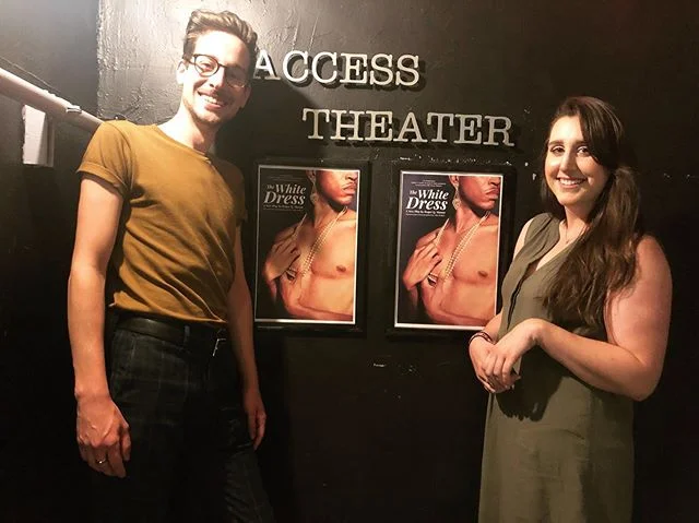End of our second week of performances of @whitedressplay and wow jus gotta say that these two producers are fuqing incredible. They are the most supportive, the most hardworking, and the most warm and generous. And they always lead with their hearts and for the art. They’ve inspired me so much with their dedication, creative leadership, and artistry. Thank you thank you thank you Aaron S. Hock (@aaronshock) and Cristin V. Gordon (@cristingordon) i cannot wait for you to take over the fuqing world #producer #theaterproducer #nyc #offbroadway #queer #queertheatre #lgbtq #thewhitedressplay #accesstheater #nyctheatre #creative #creativeproducer #leadership #artsleadership