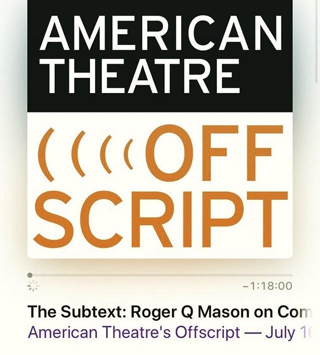 This is a really stunning interview that Brian James Polak did with Roger Q. Mason for American Theatre Magazine&rsquo;s Podcast! Def gives this a listen, and come join us at @accesstheater for the final week of performances of @whitedressplay !!! DM