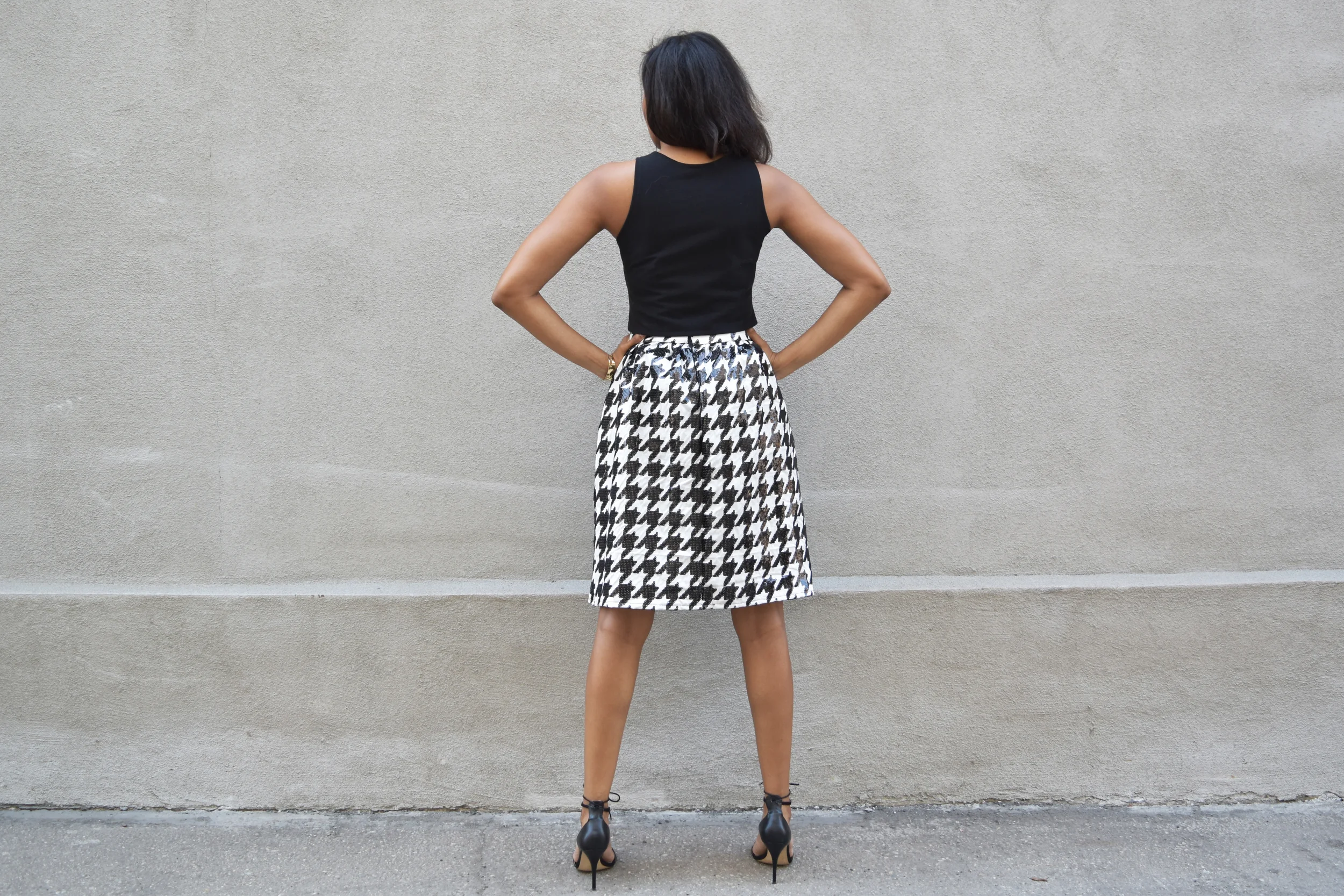 House of LVA Sequin Houndstooth Skirt 04a.jpg