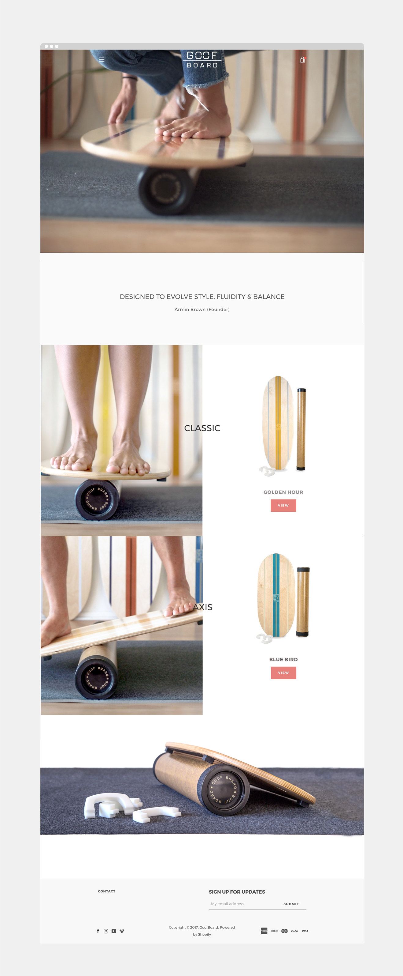Owl House Creative - Goofboard balance board trainer