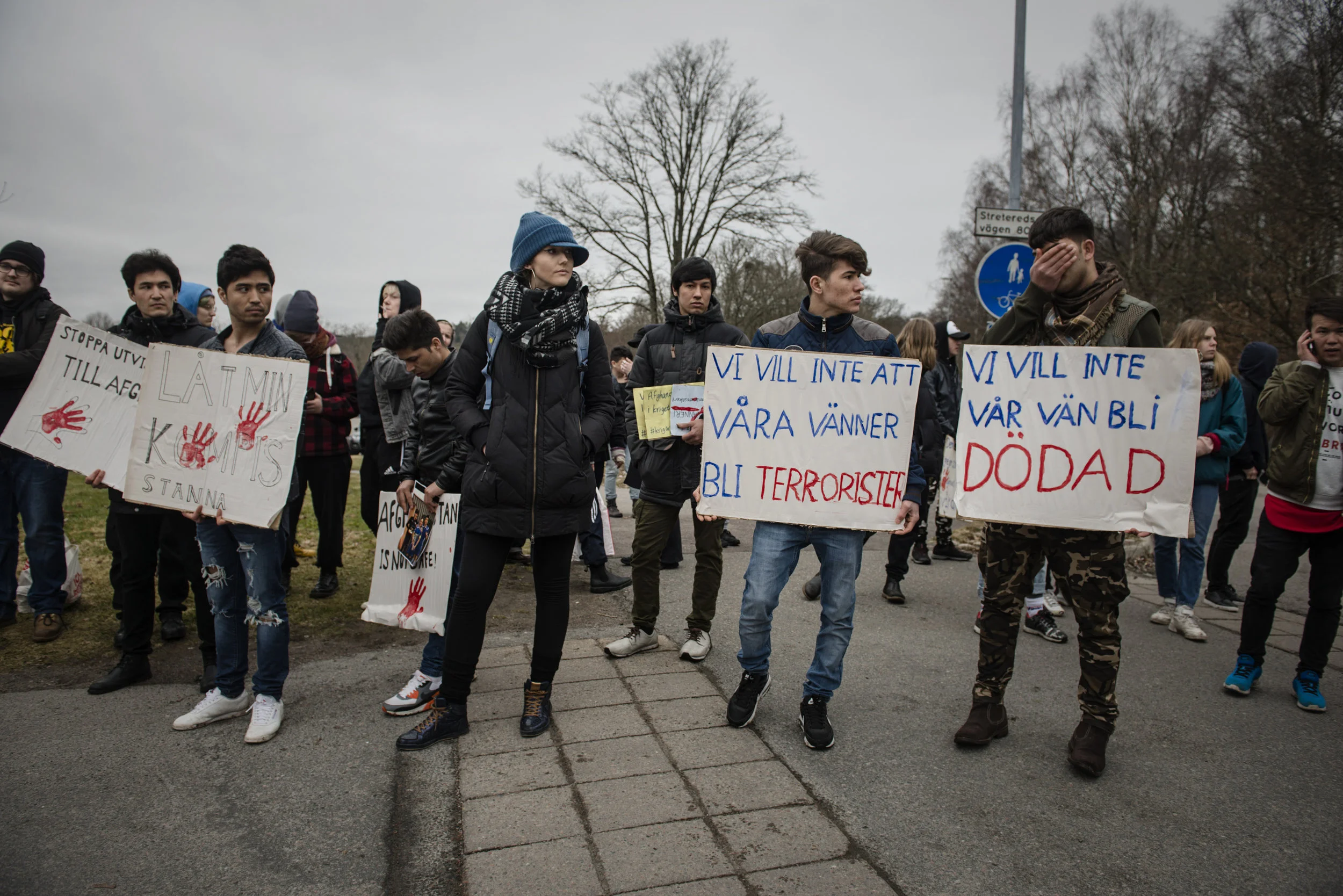 Protester mot utvisningar / GP