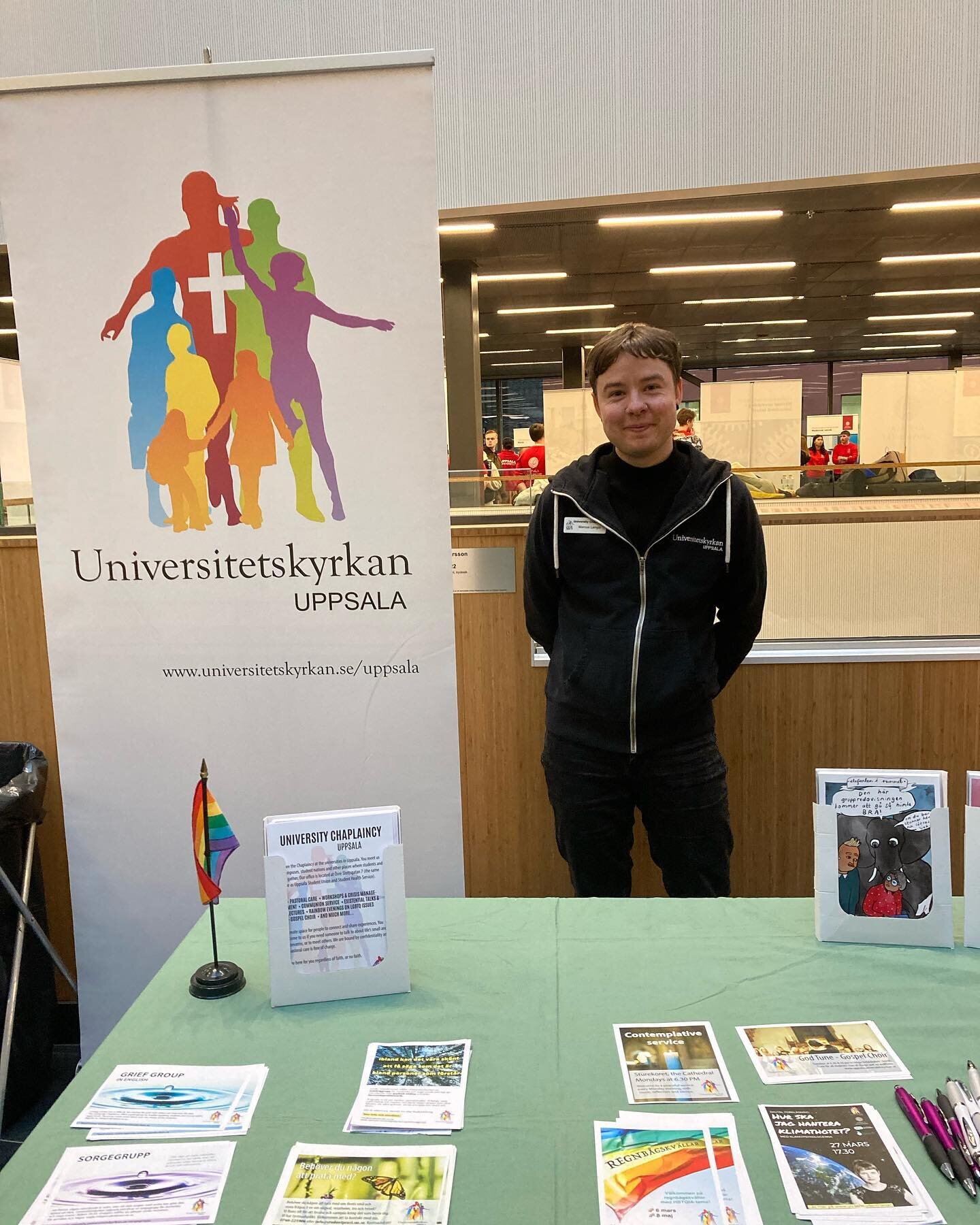 Meet us at &Aring;ngstr&ouml;m! Meeting students to be #&aring;ngstr&ouml;m#civilengineering#support#mentalhealth