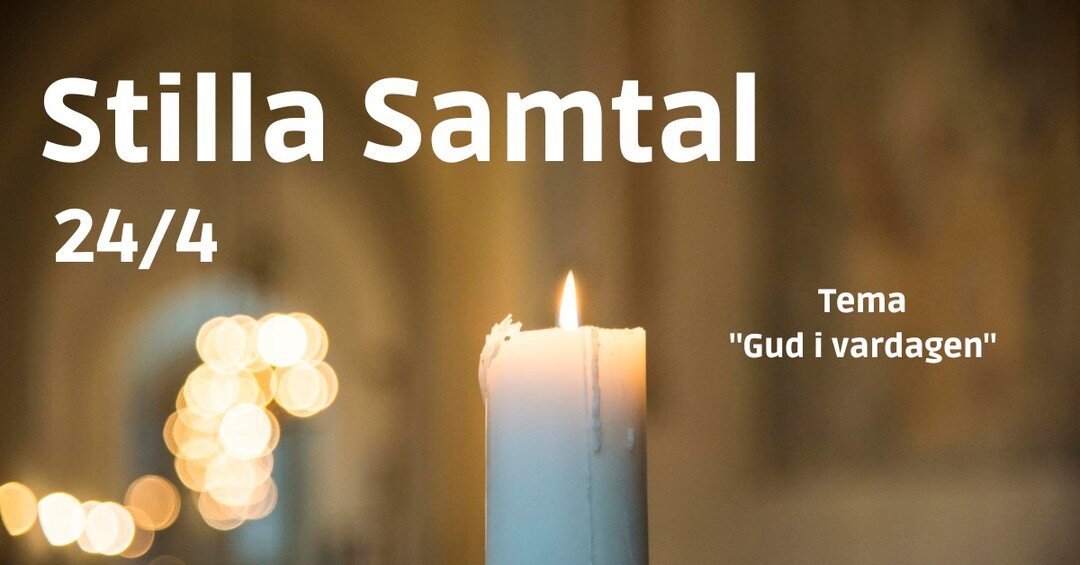 Ikv&auml;ll &auml;r det Stilla m&auml;ssa som vanligt, 18.30 i Domkyrkan 🙏

Efter&aring;t &auml;r det Stilla Samtal i Helga Trefaldighets kyrkas Pr&auml;stg&aring;rdssal. Man kan komma direkt eller g&aring; tillsammans fr&aring;n Domkyrkan efter m&a