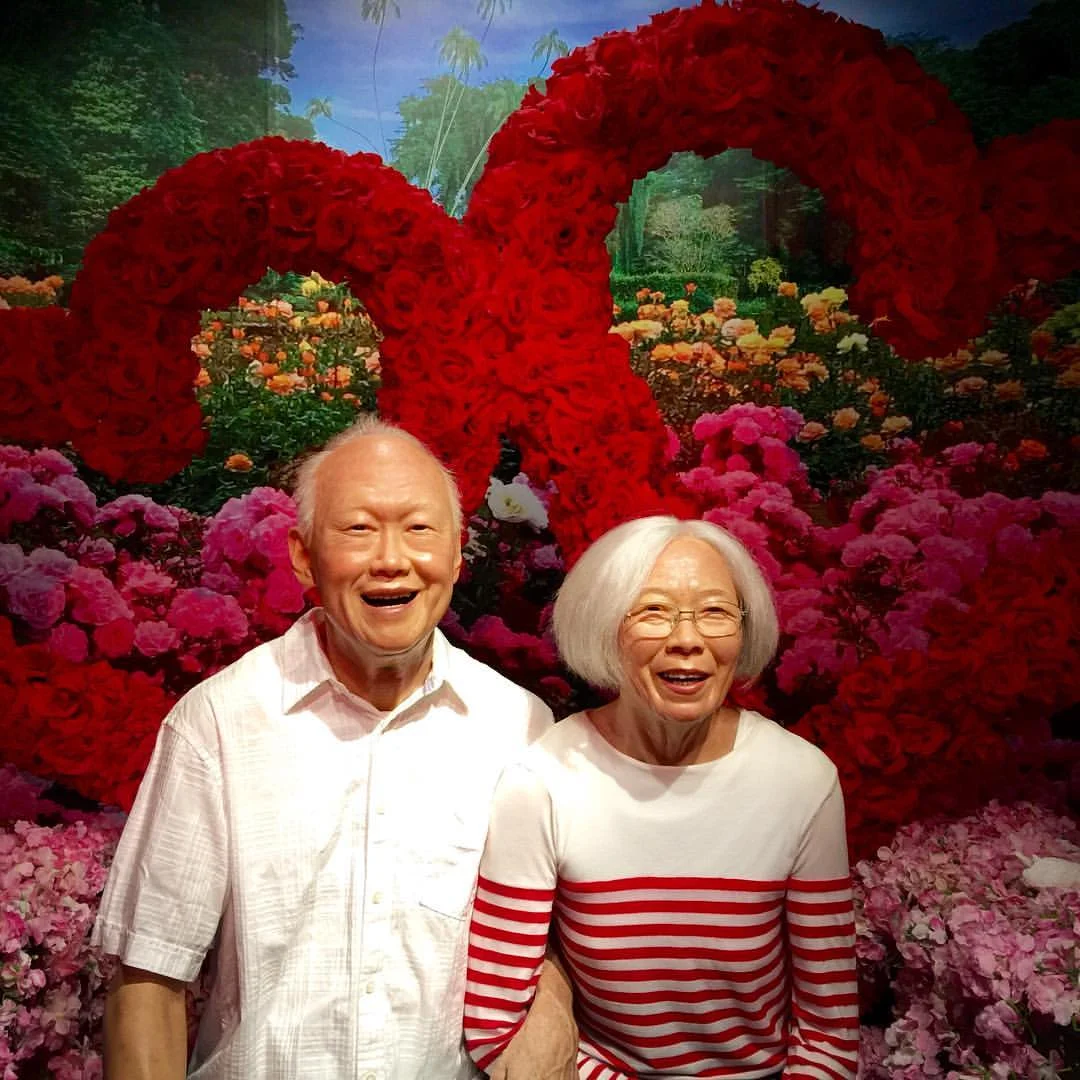 Wax museums aren’t normally my thing, but seeing this exhibit of former Singapore prime minister Lee Kuan Yew and his wife Kwa Geok Choo makes me smile every time :) It’s as if you’re able to observe a beautiful frozen moment that is so much more meaningful than the typical Tussauds fare. #happyvalentinesday #singapore #madametussauds (at Madame Tussauds Singapore)