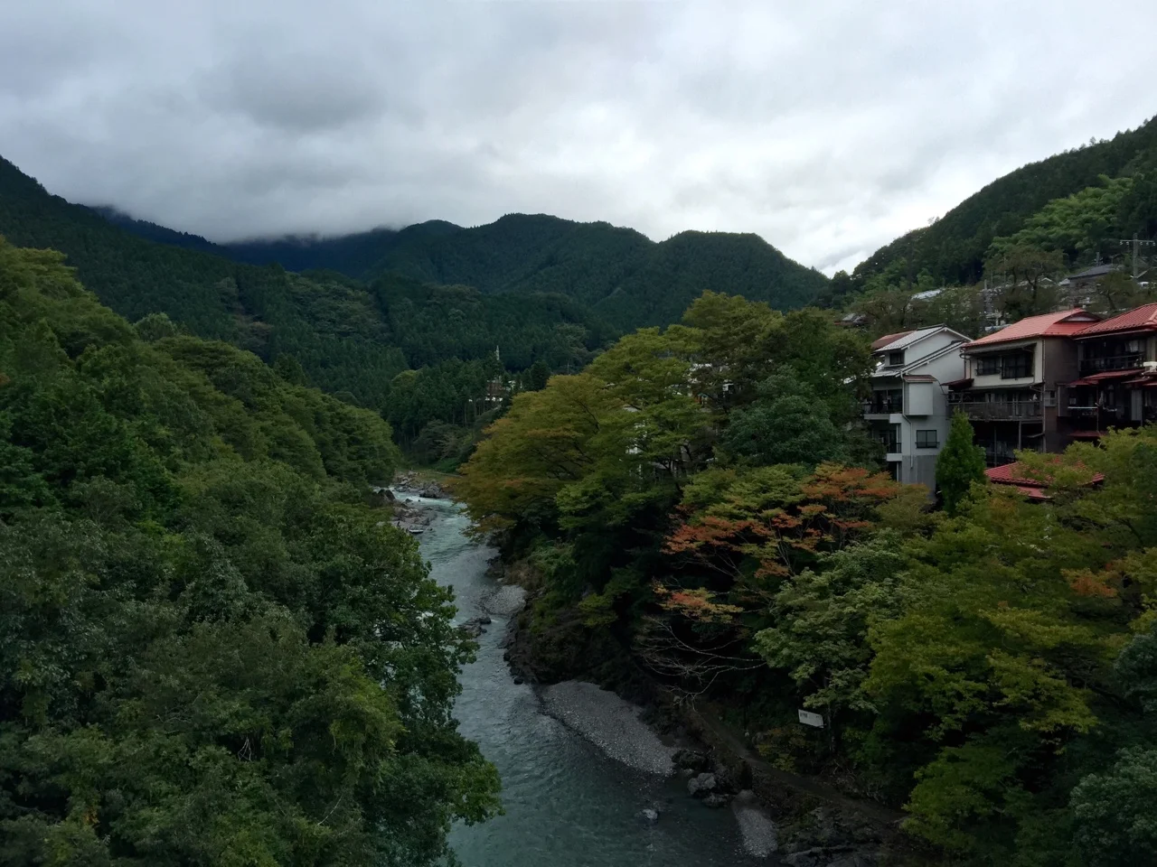 Mitake, Japan
The Japanese countryside calls to me in a way unlike any other place that I have been. This is only about an hour and a half outside of Tokyo, and is absolutely worth the visit. If you were to follow the river up into the mountains, you would reach a veritable outdoor playground.
Which is precisely where I went!